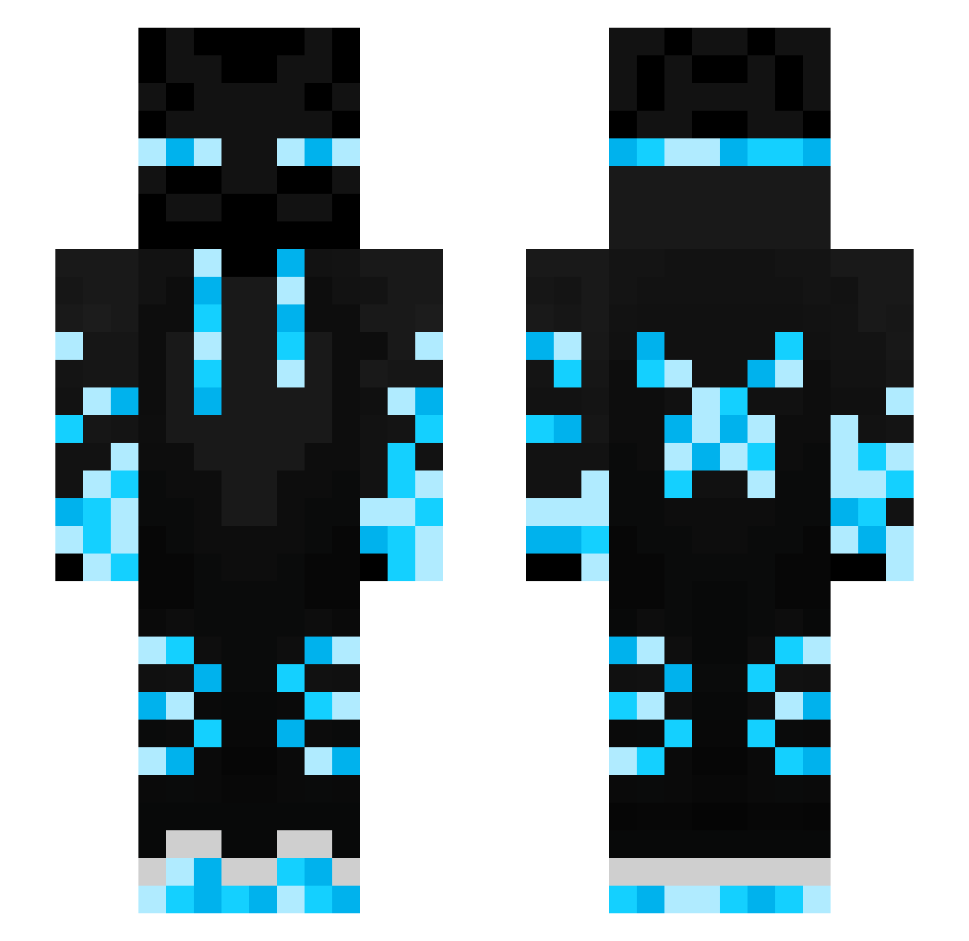 mLx_Trip Minecraft skin, front and back view
