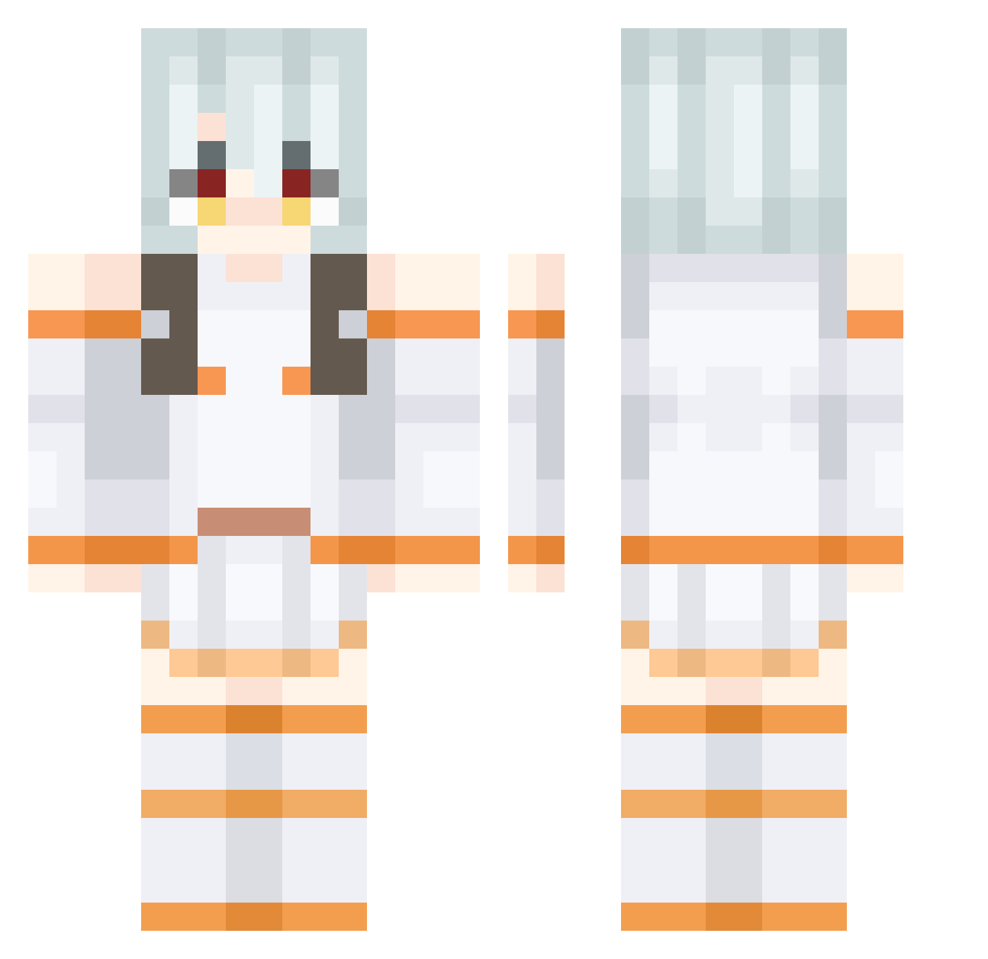 qwq666qwq Minecraft skin, front and back view