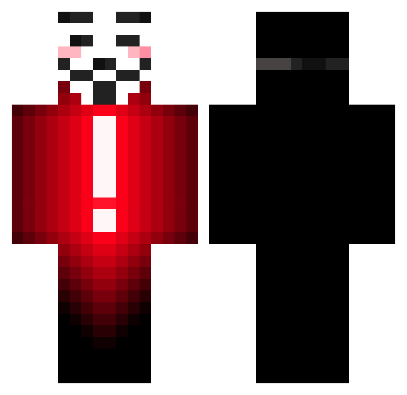 Mr_Just Minecraft skin, front and back view