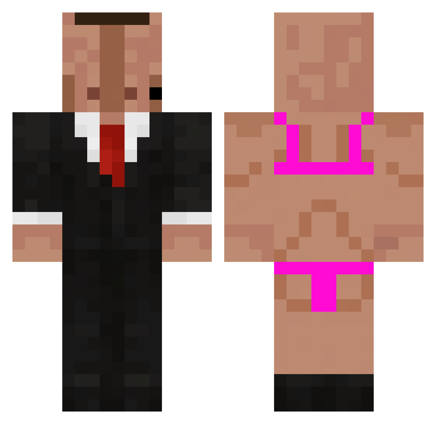 eytan124 Minecraft skin, front and back view