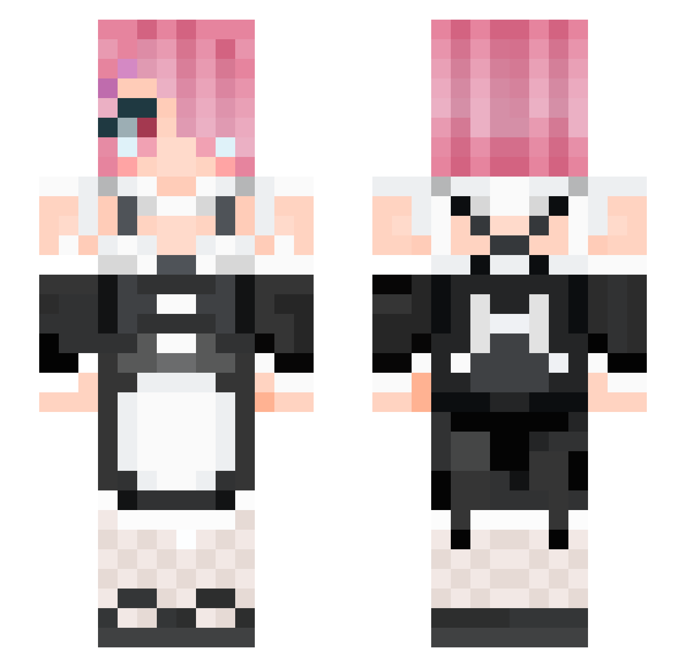 ahmetcan0320 Minecraft skin, front and back view