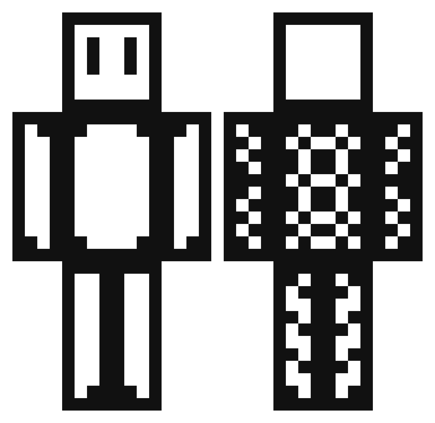 S4SH4444 Minecraft skin, front and back view