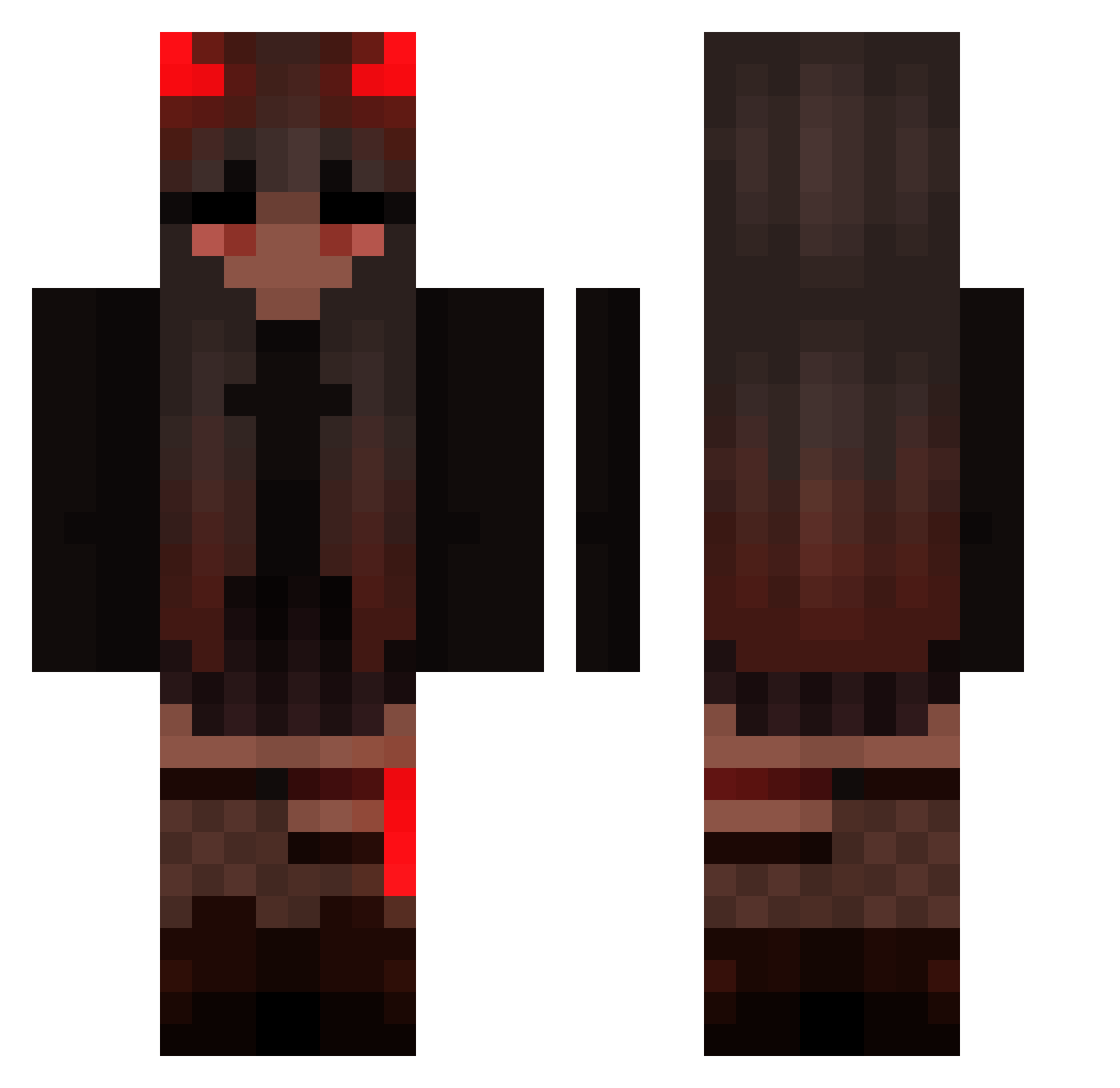 Wld_Alsham_Adelx Minecraft skin, front and back view