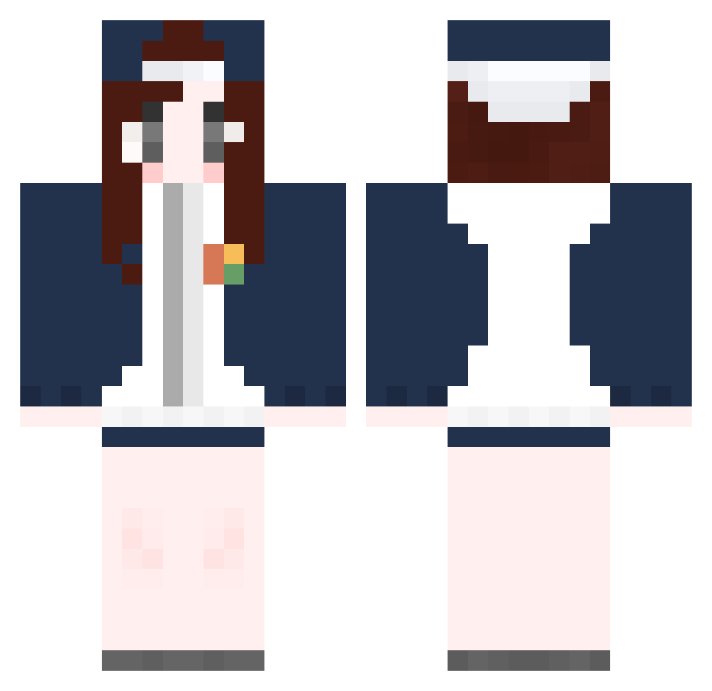 sungboya123 Minecraft skin, front and back view