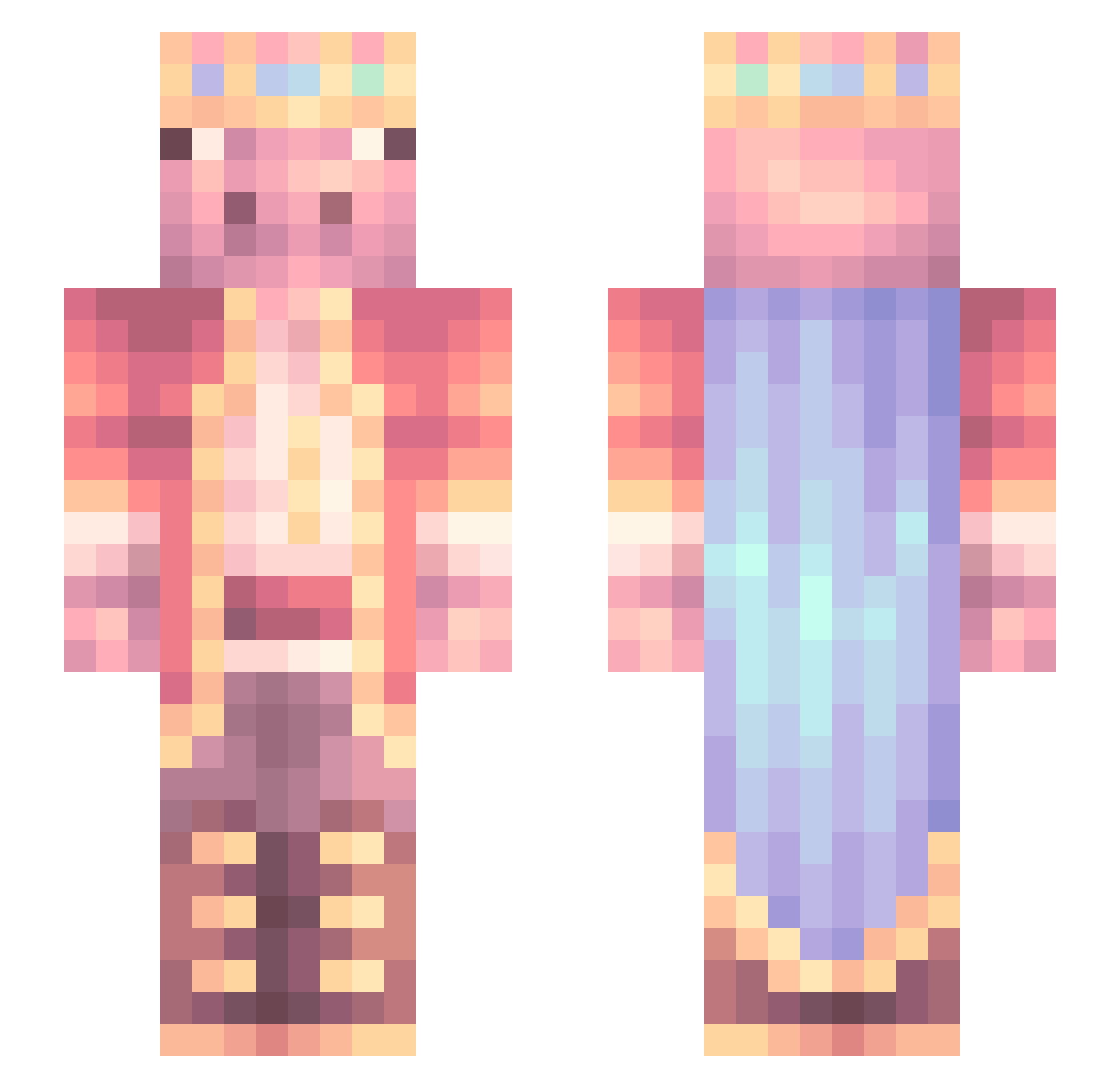 Arshia__ Minecraft skin, front and back view