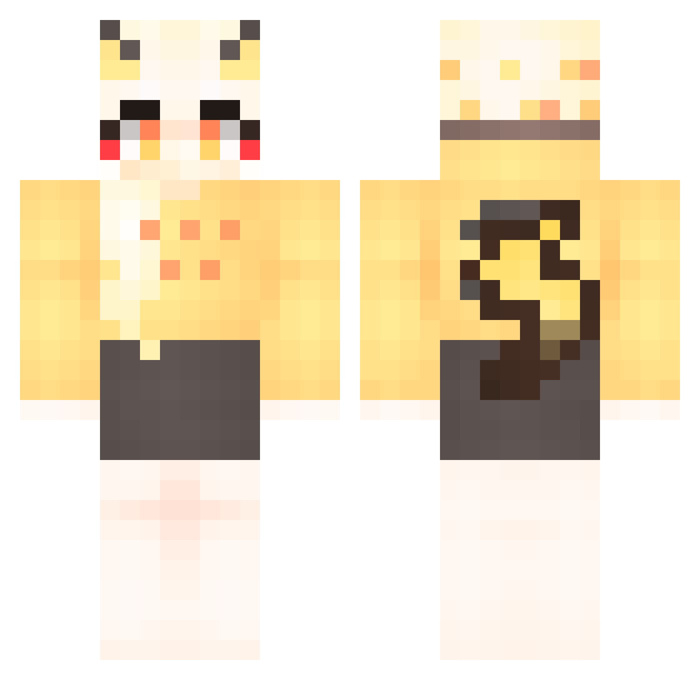 _xxeun__ Minecraft skin, front and back view