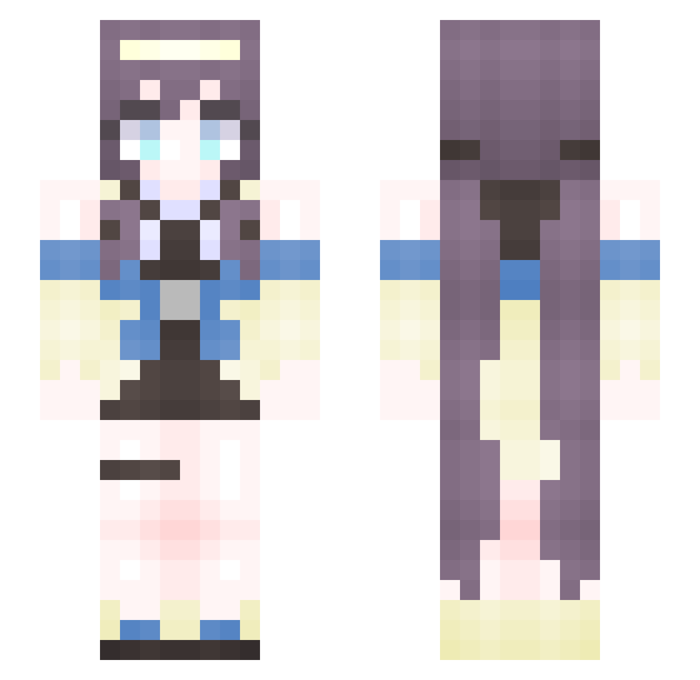 Assault_a_salt Minecraft skin, front and back view