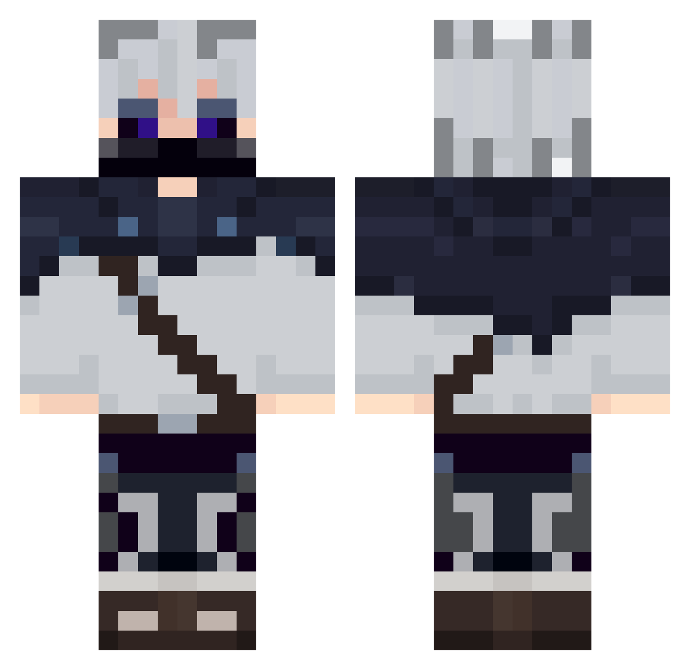 HAMPUS213 Minecraft skin, front and back view