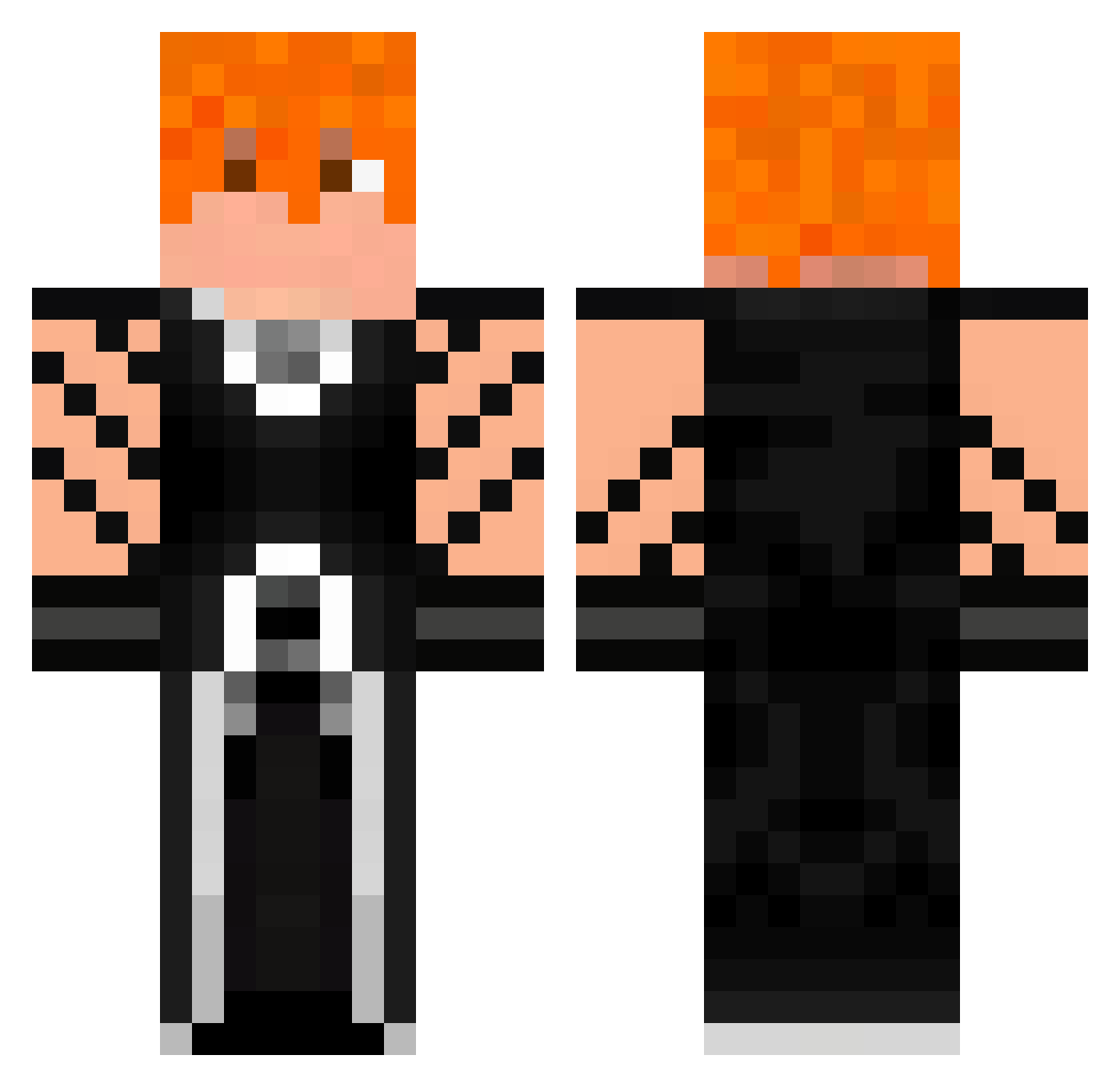 _sanitar_ Minecraft skin, front and back view