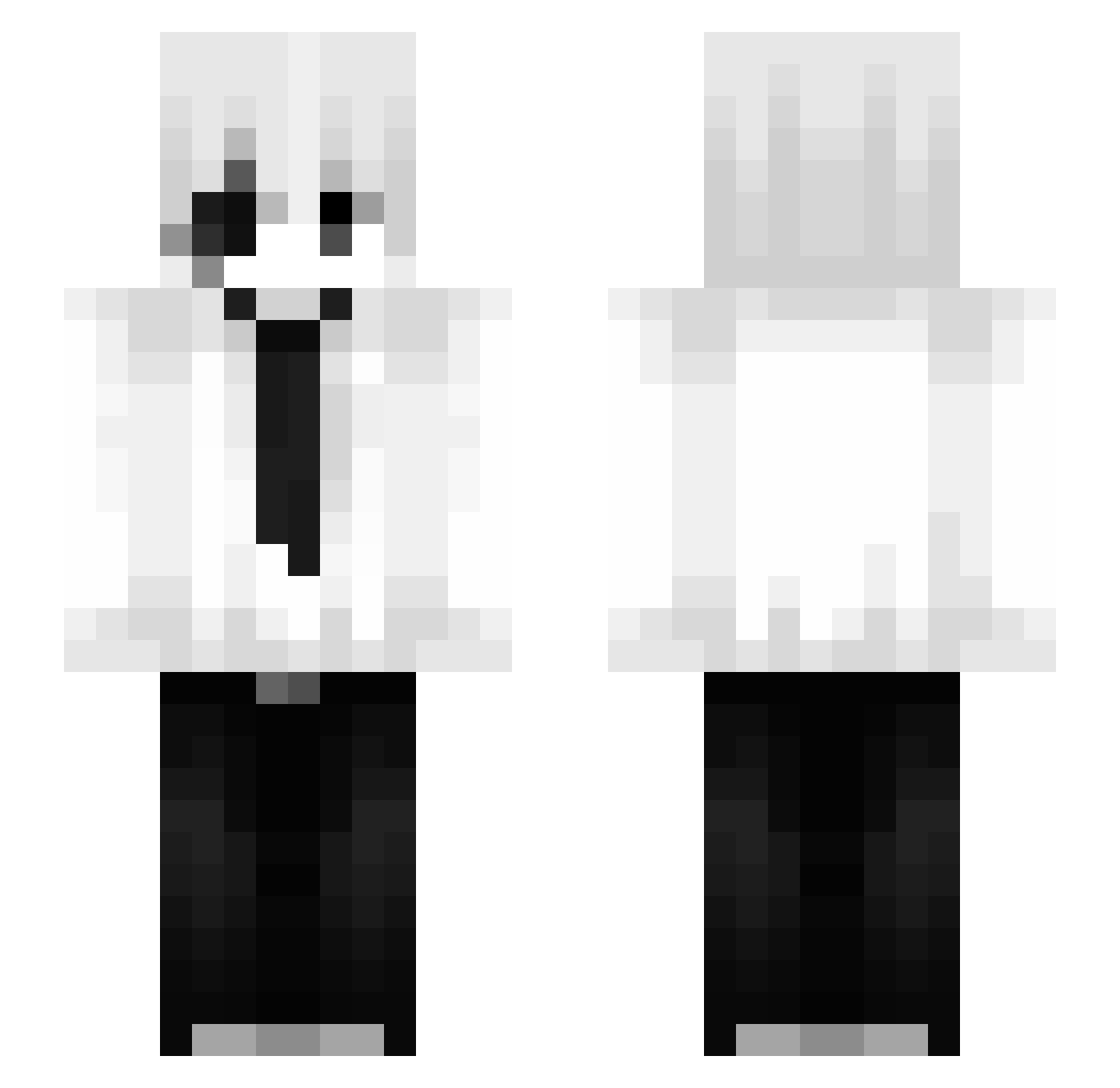 Sanem1_ Minecraft skin, front and back view