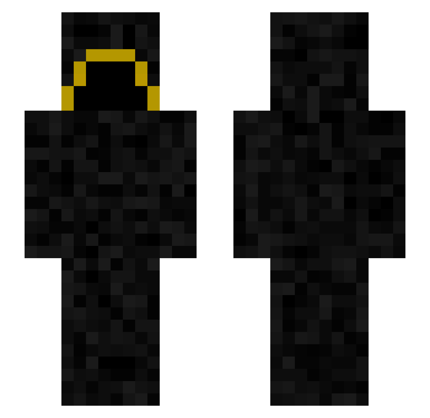 Tb_1226 Minecraft skin, front and back view