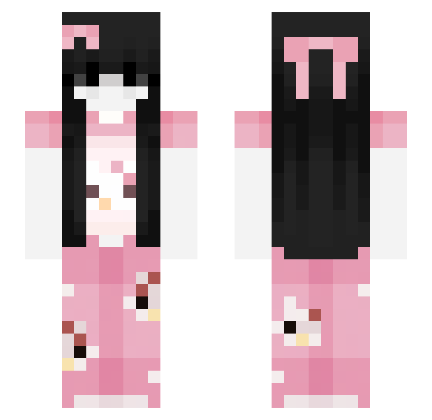 Xukayech_ Minecraft skin, front and back view