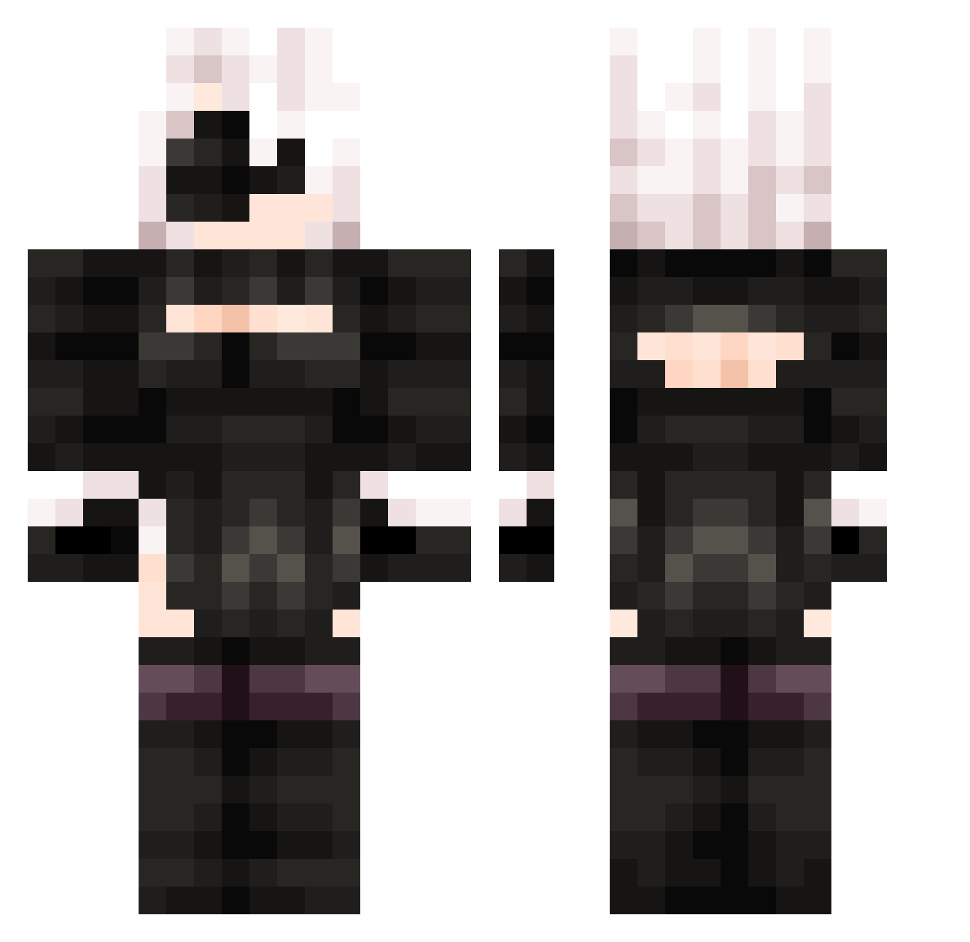 PALOTEM Minecraft skin, front and back view