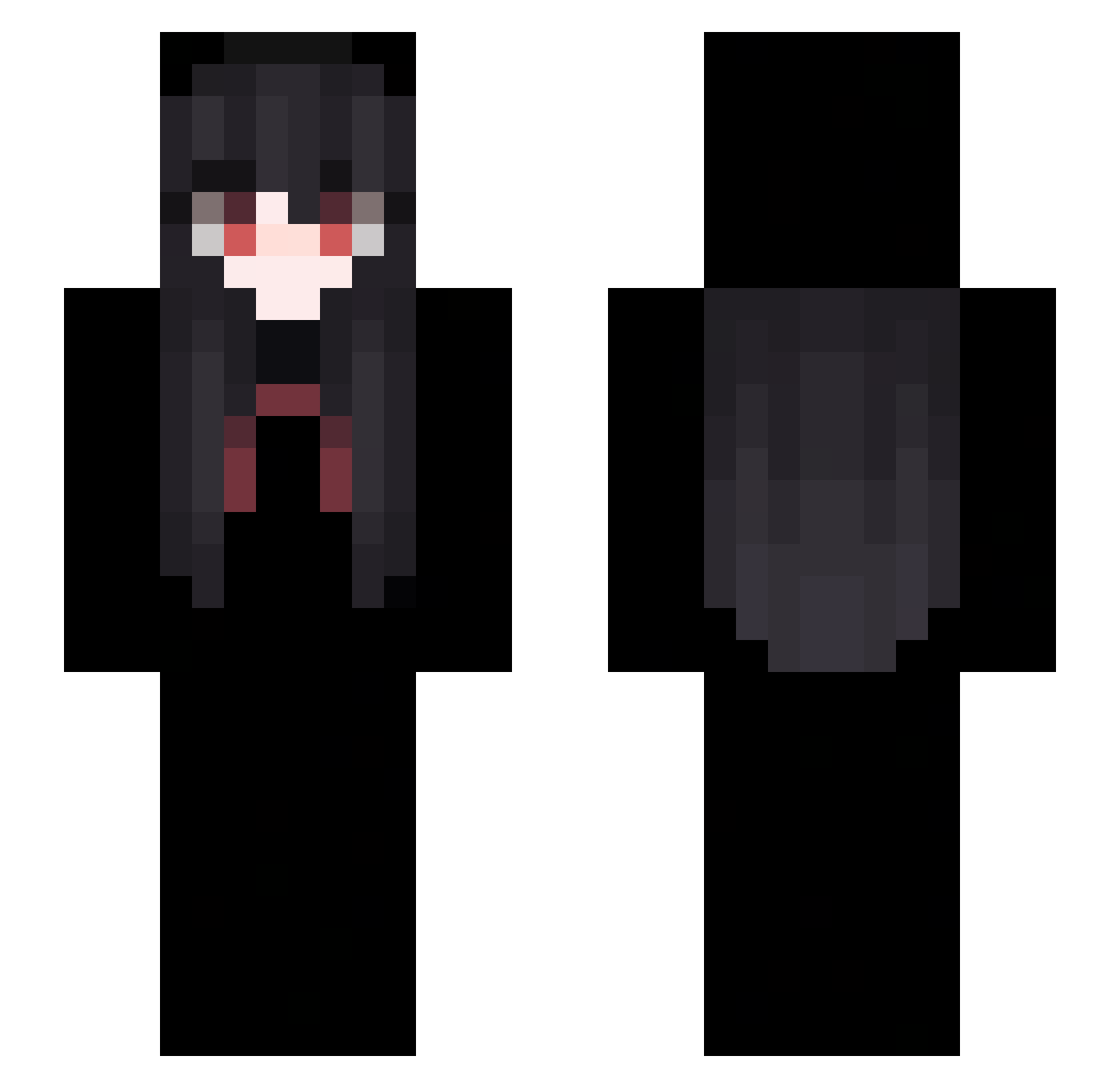 2011_ZX10R Minecraft skin, front and back view