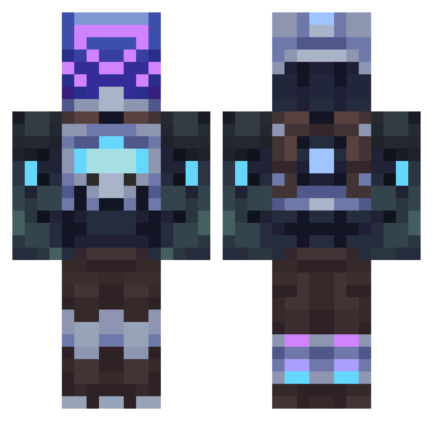 GAMERGOOSE88 Minecraft skin, front and back view