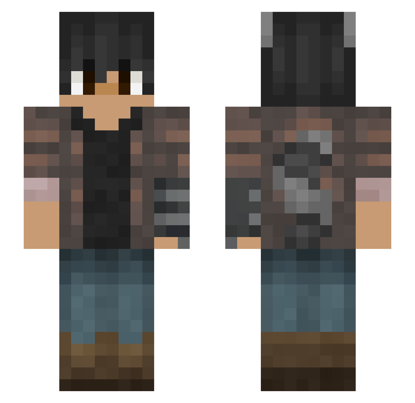 perezin Minecraft skin, front and back view
