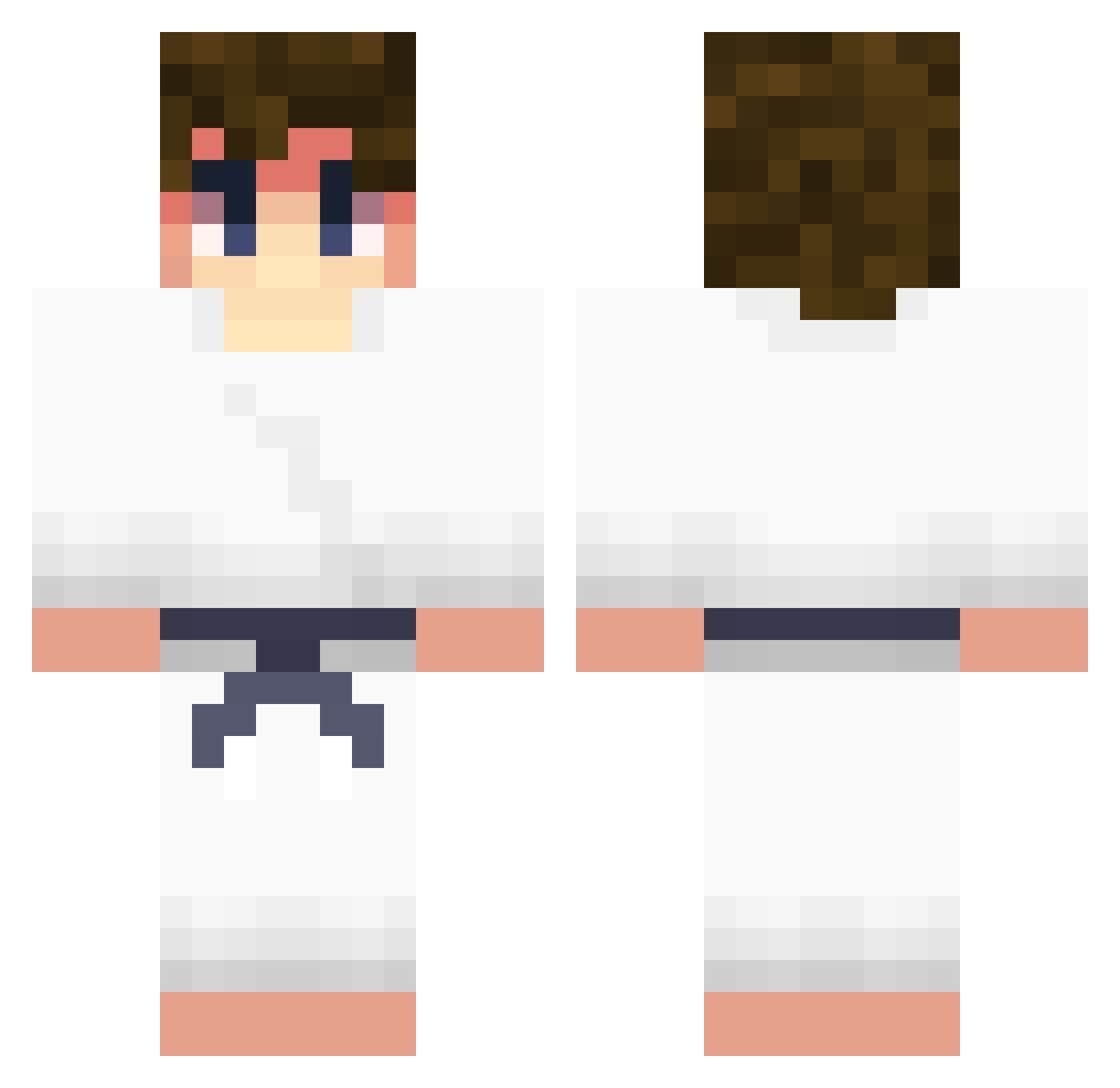 donpoolio Minecraft skin, front and back view