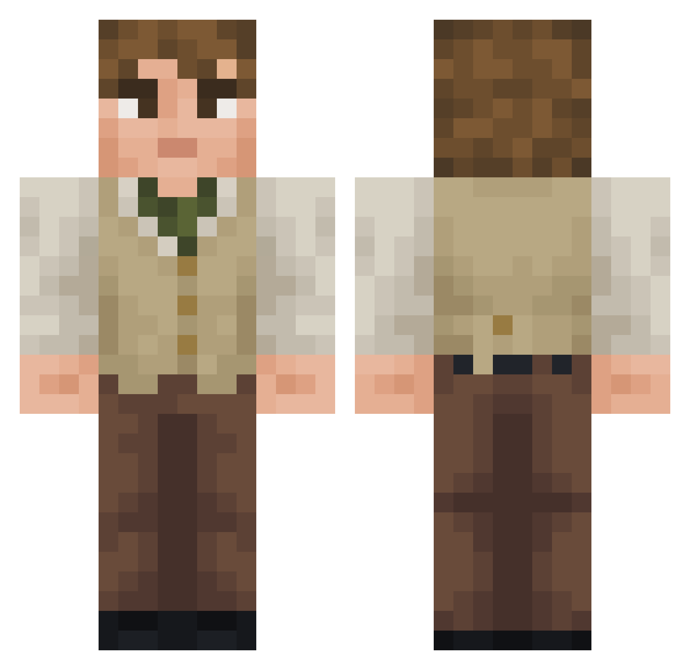 xvrx02 Minecraft skin, front and back view