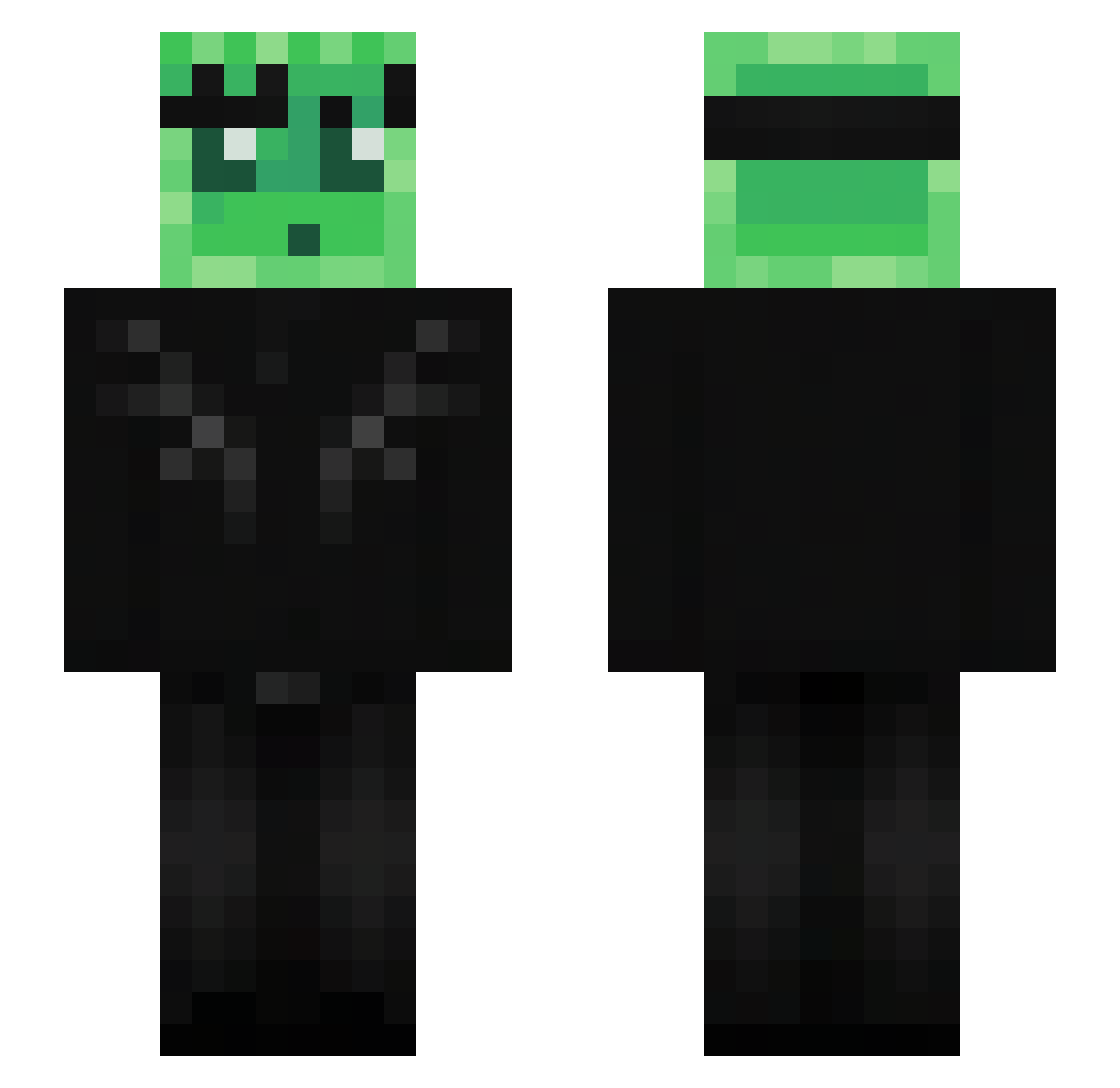 sp4ints Minecraft skin, front and back view