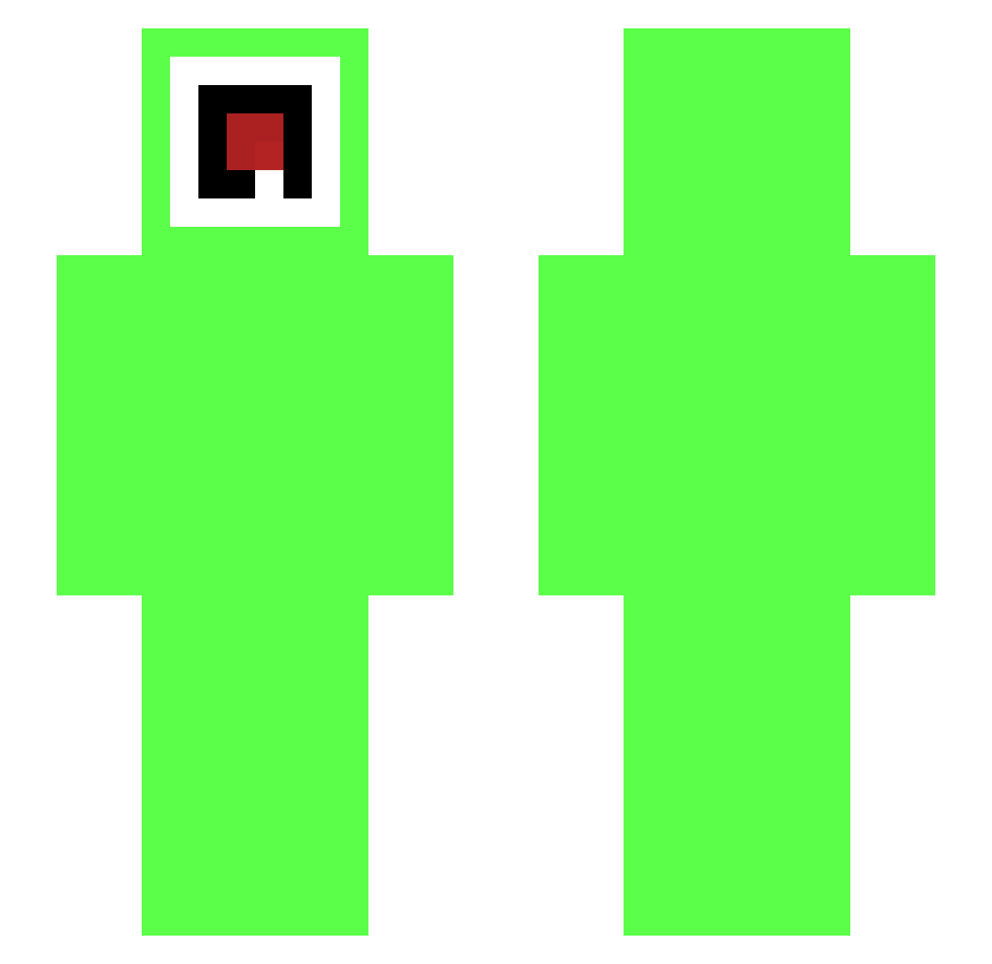 Frosty_Notify Minecraft skin, front and back view