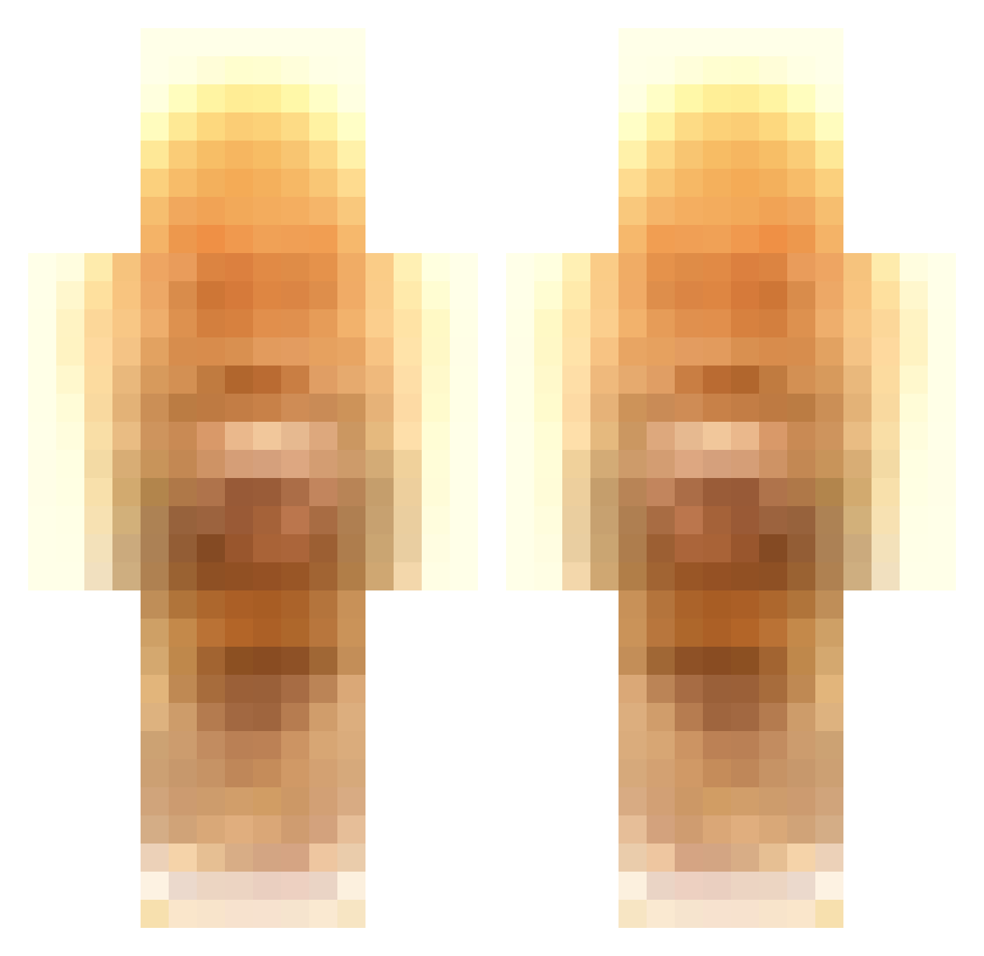 VapeLordWest Minecraft skin, front and back view