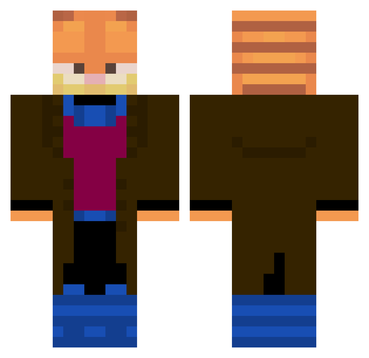 varuz_ Minecraft skin, front and back view
