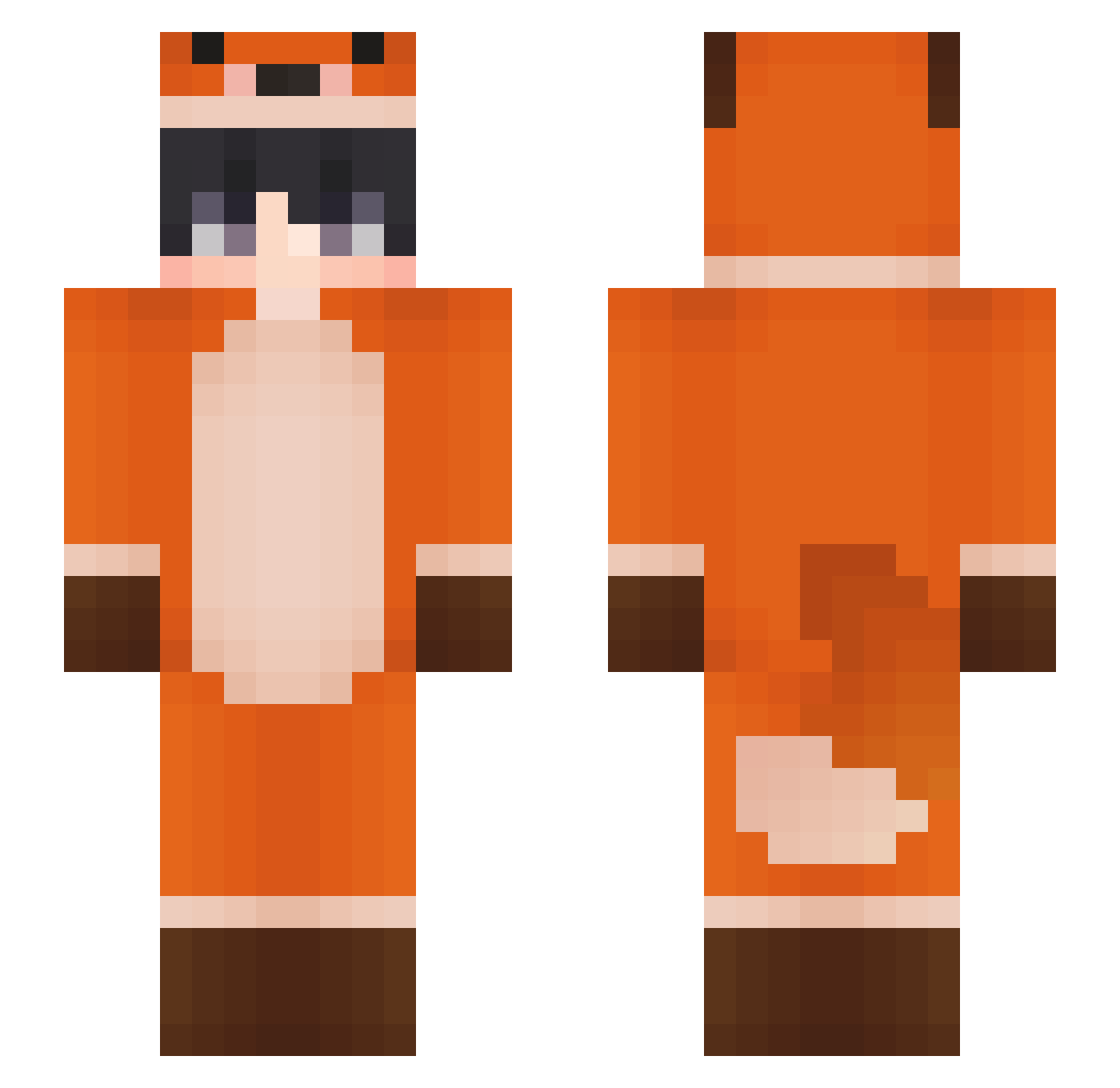 youngheal_030 Minecraft skin, front and back view