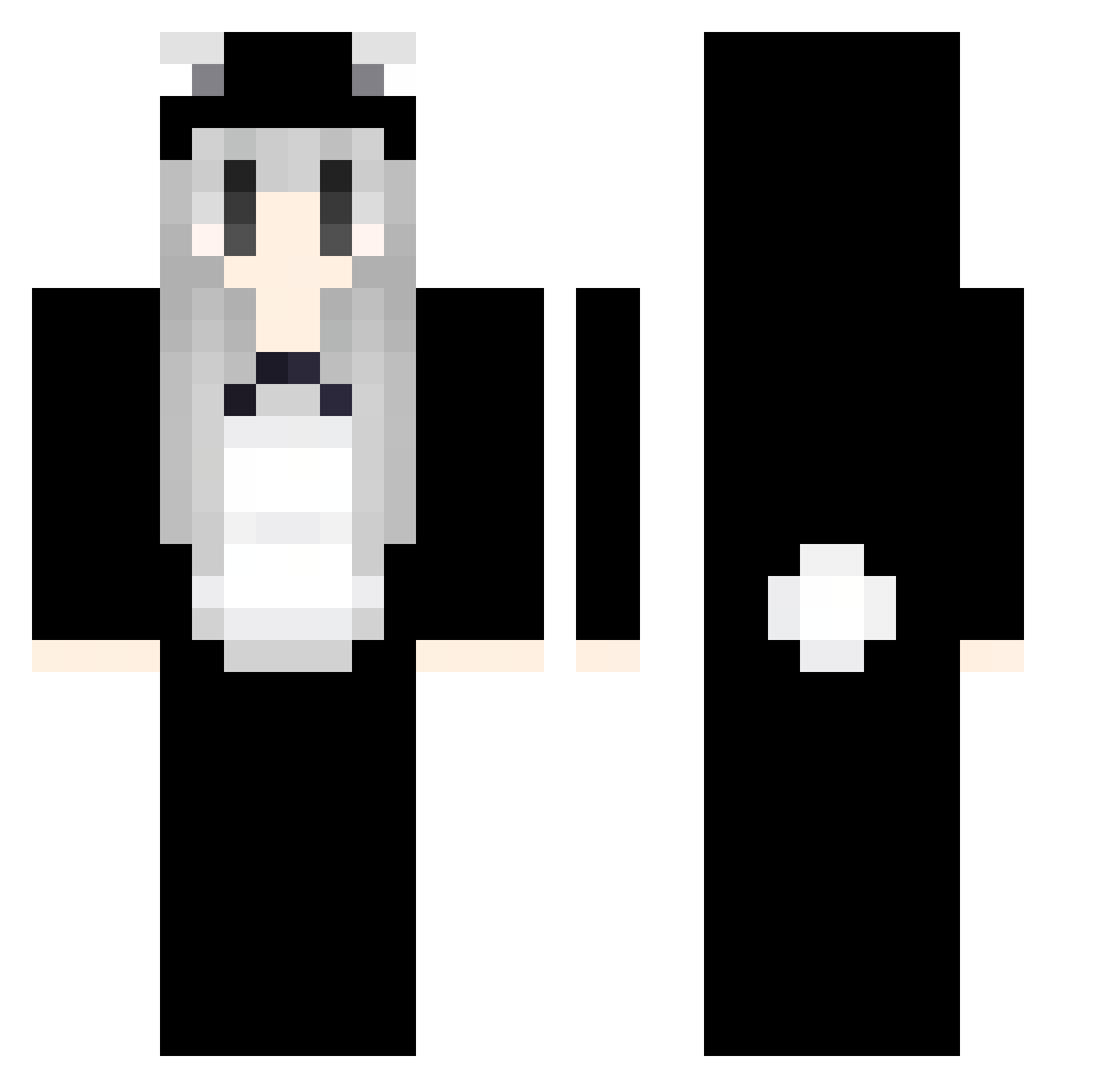 guimltk Minecraft skin, front and back view