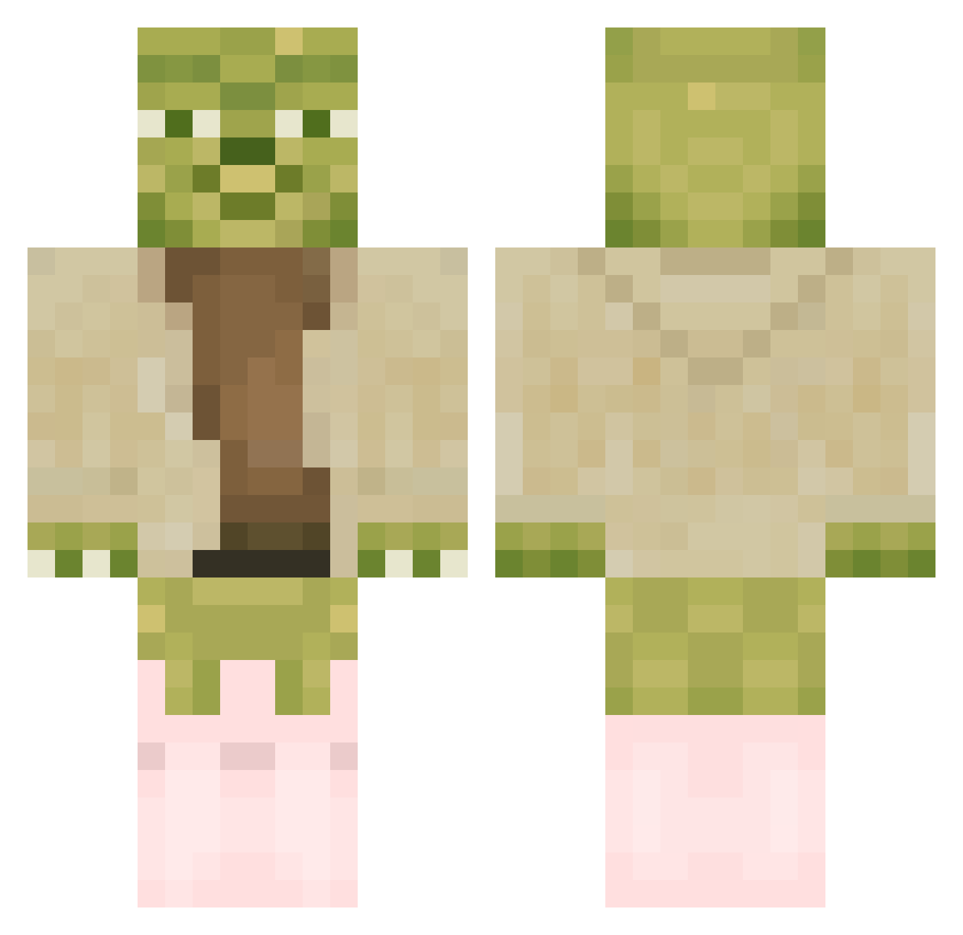katzg3ilo Minecraft skin, front and back view