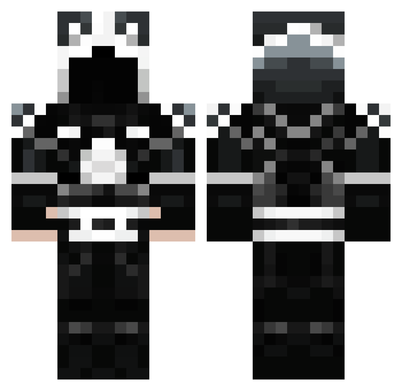 zJvl Minecraft skin, front and back view