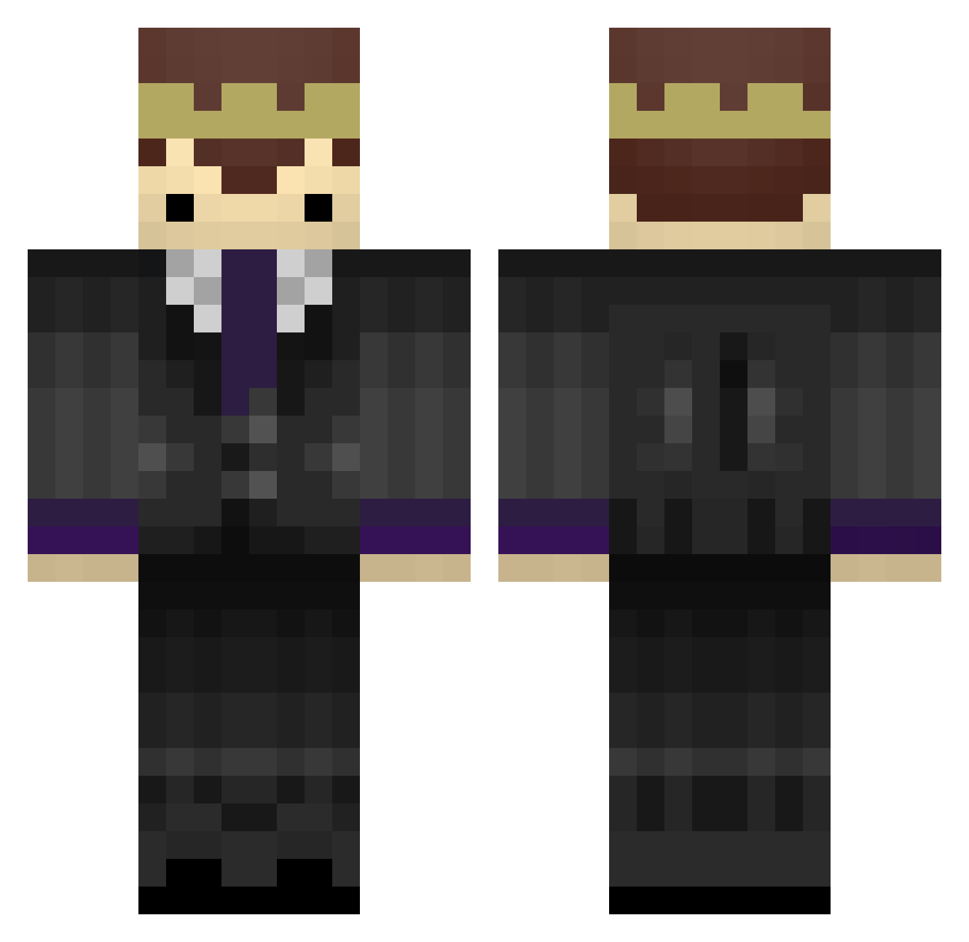 varozzzzza Minecraft skin, front and back view