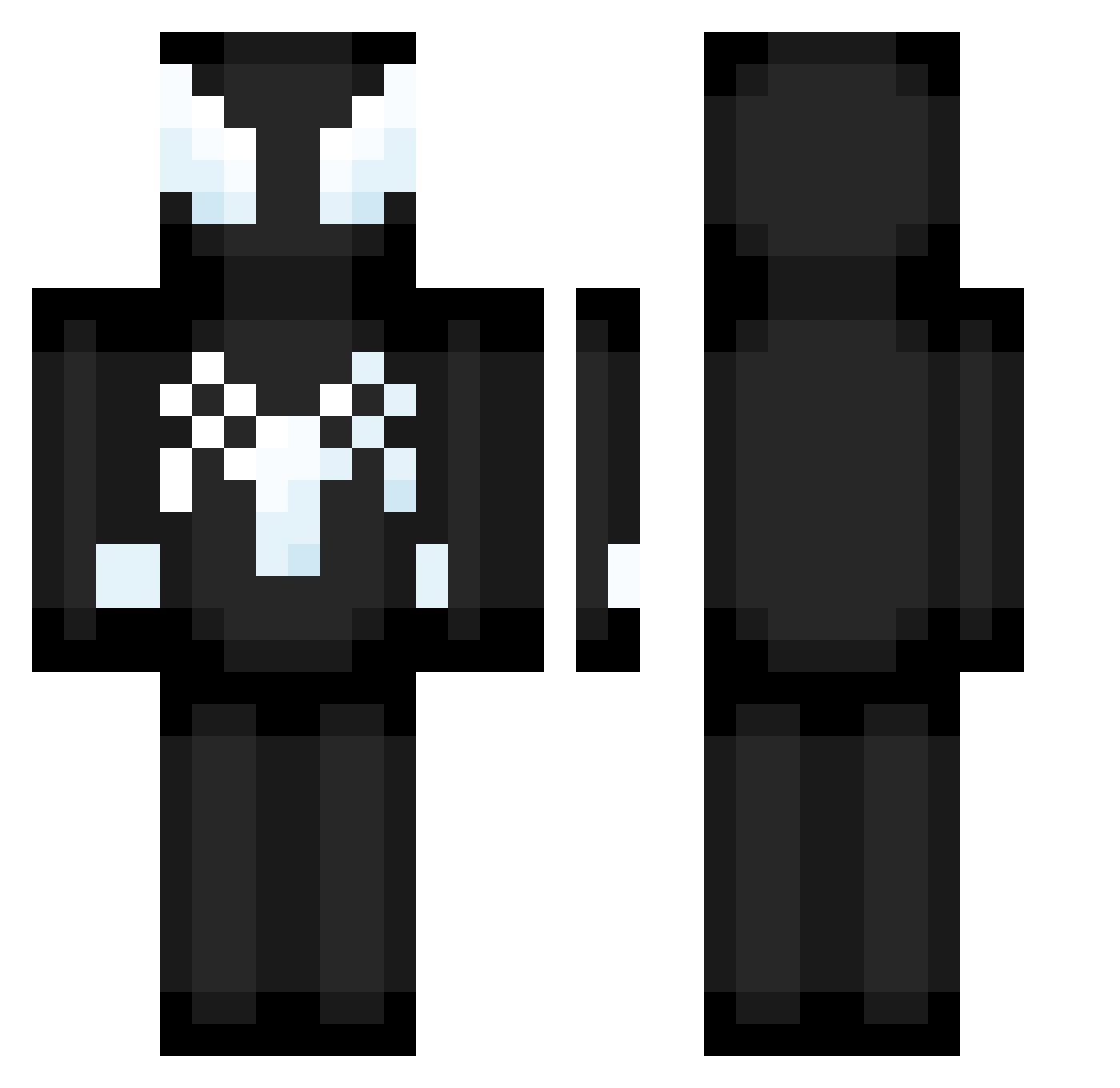 JoeyTheBoey7 Minecraft skin, front and back view
