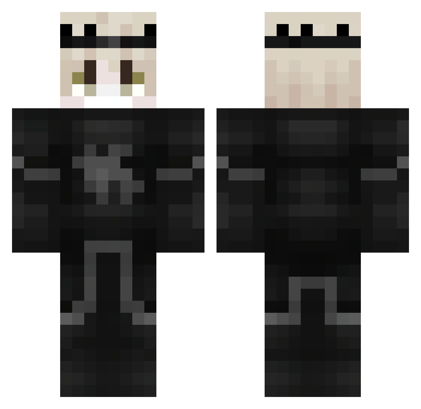 Karma0_0Police Minecraft skin, front and back view