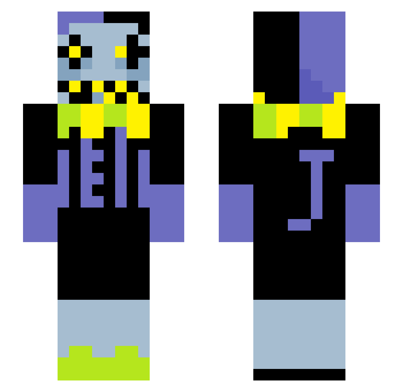 Cunning_Cryptid8 Minecraft skin, front and back view