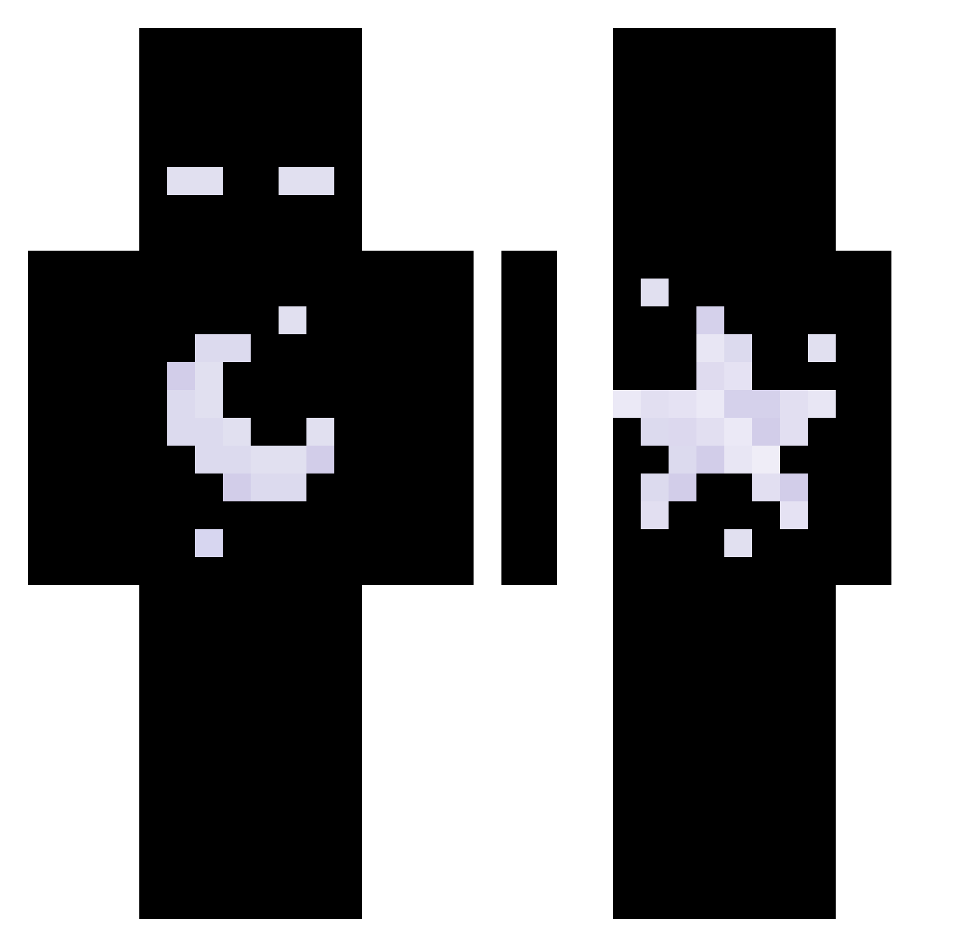 Love_Rosemary Minecraft skin, front and back view