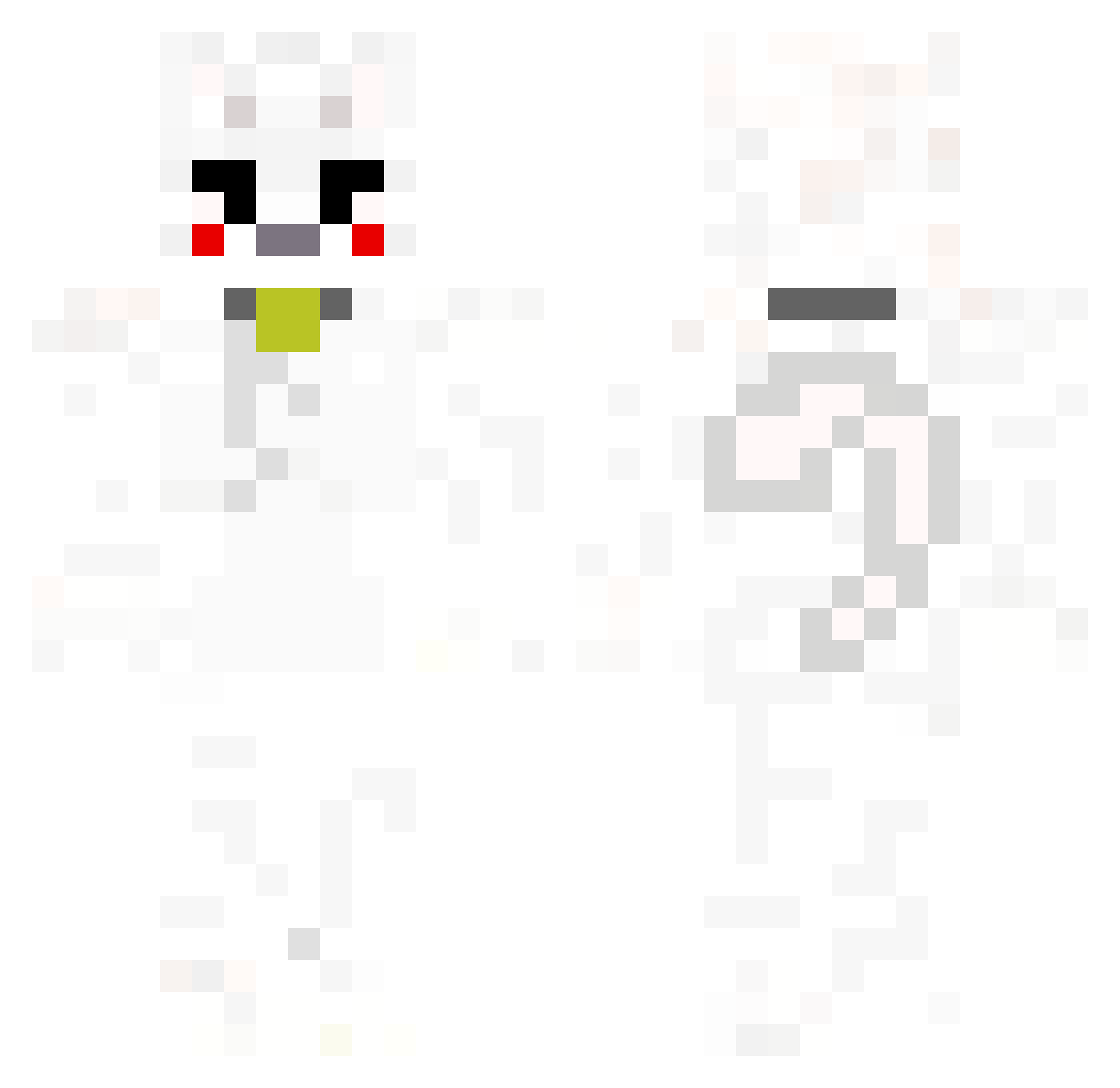 MrMathax Minecraft skin, front and back view