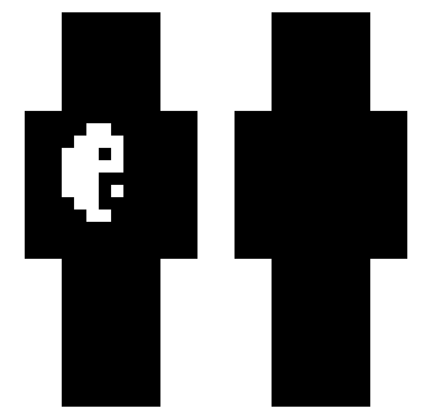 soyenn Minecraft skin, front and back view