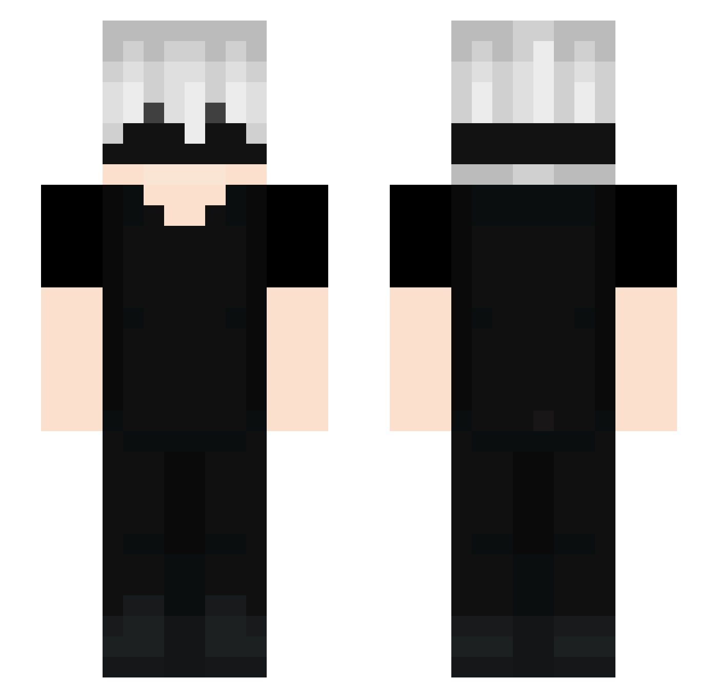 Snowyd_ Minecraft skin, front and back view