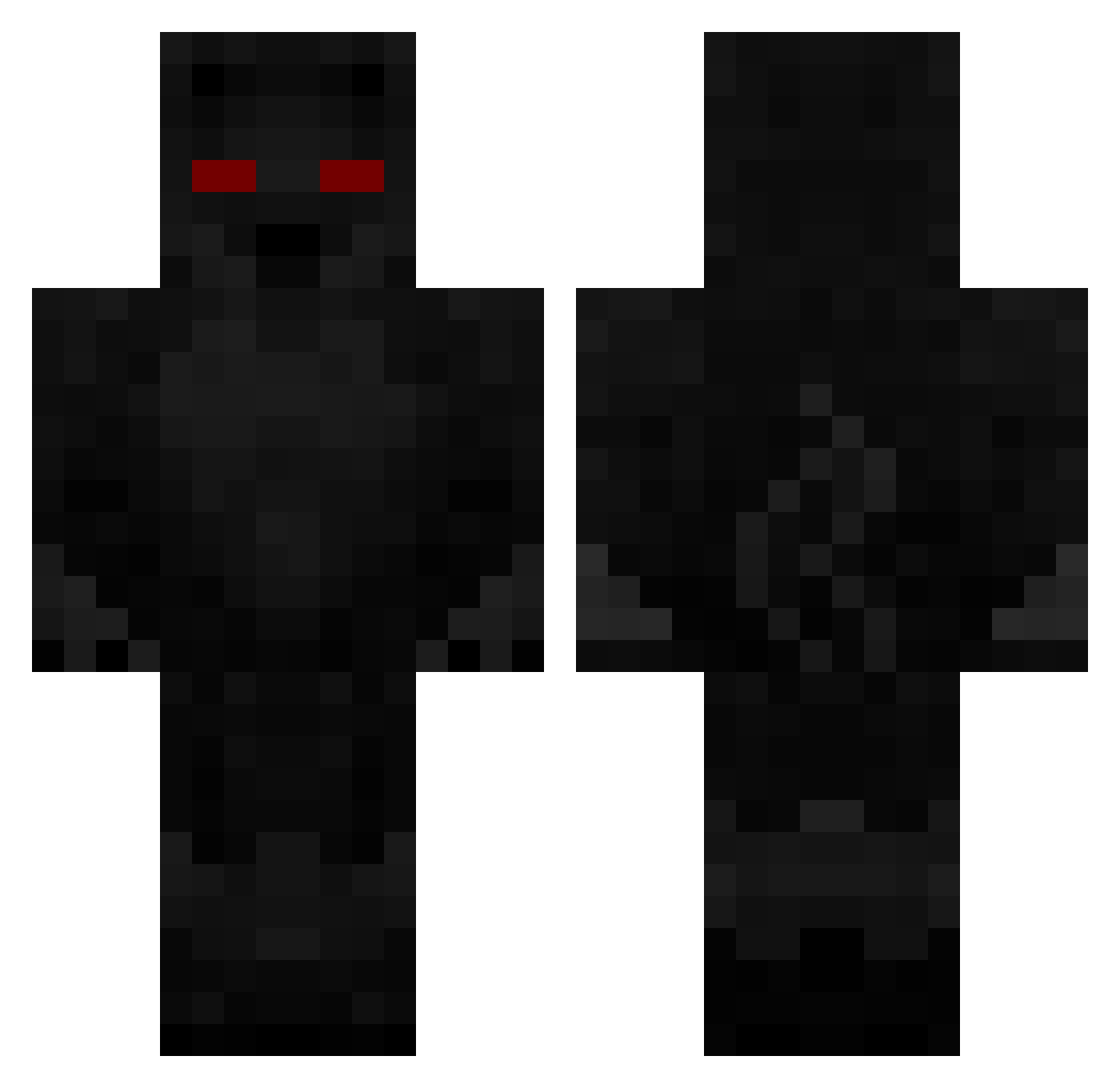 _BKH Minecraft skin, front and back view
