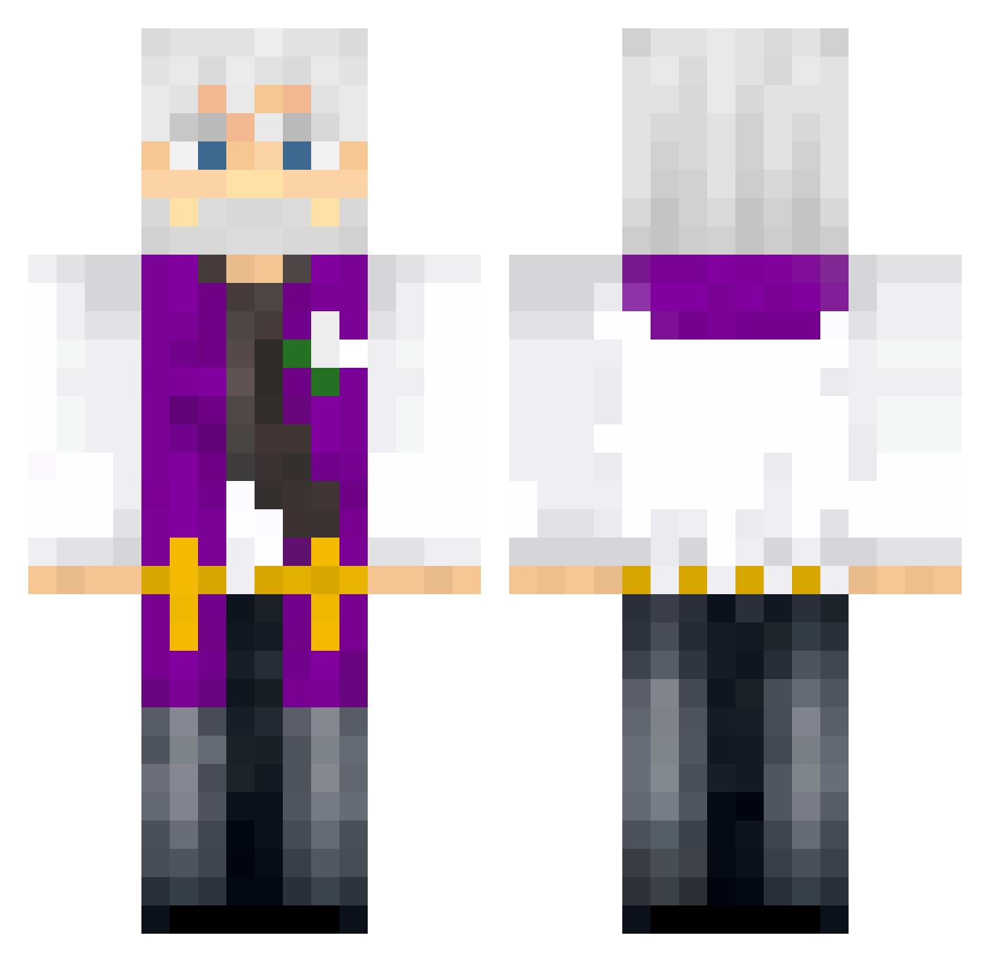 usbenlen Minecraft skin, front and back view