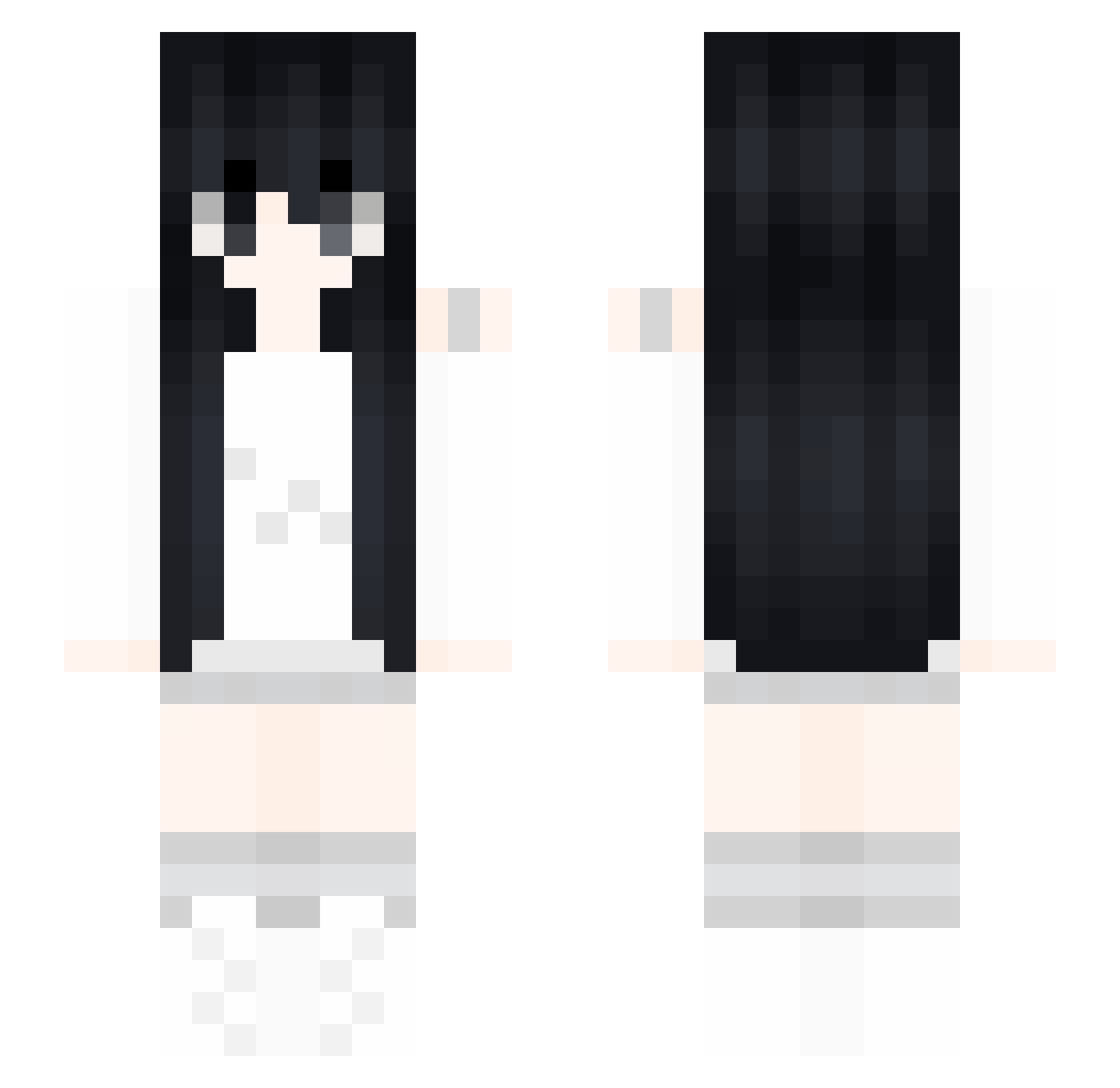 holdontome Minecraft skin, front and back view