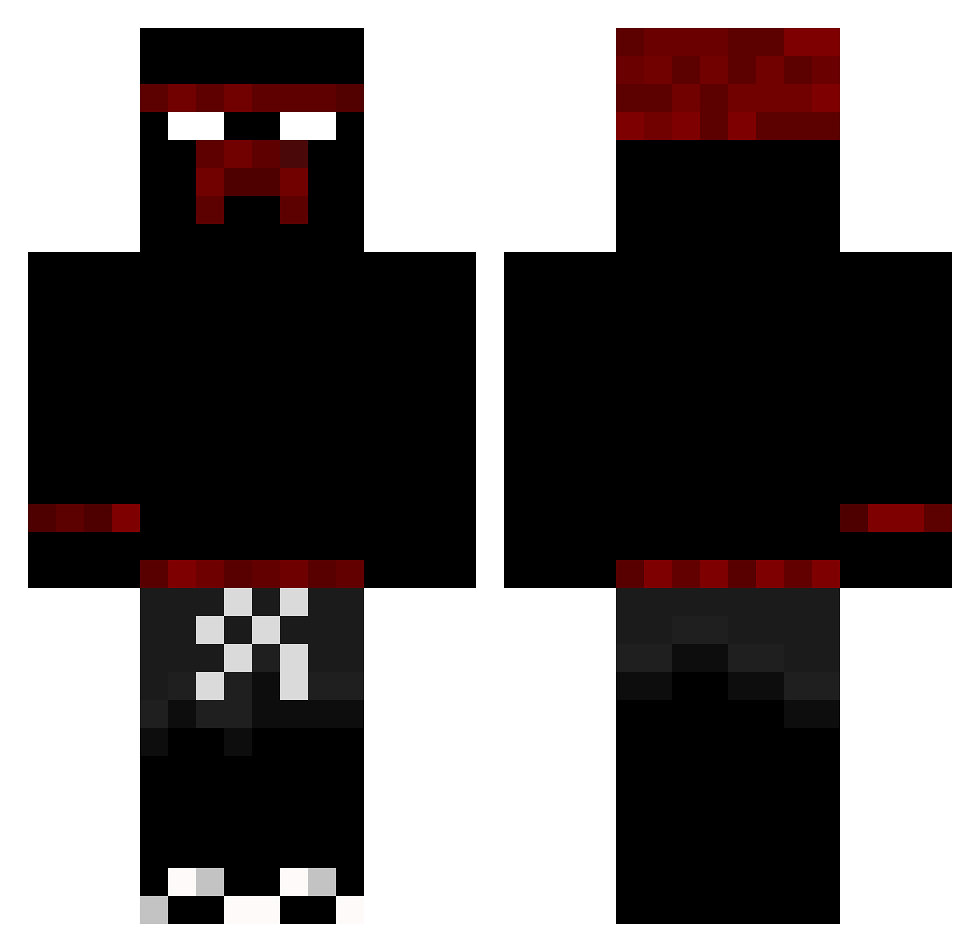 minejeffz Minecraft skin, front and back view