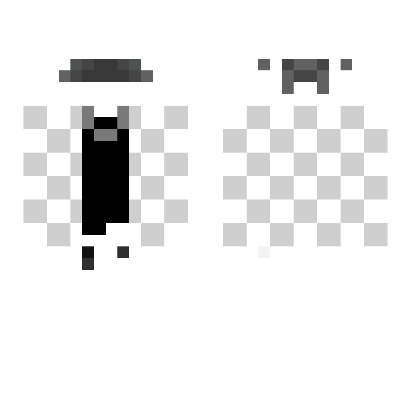 raidzzon60fps Minecraft skin, front and back view