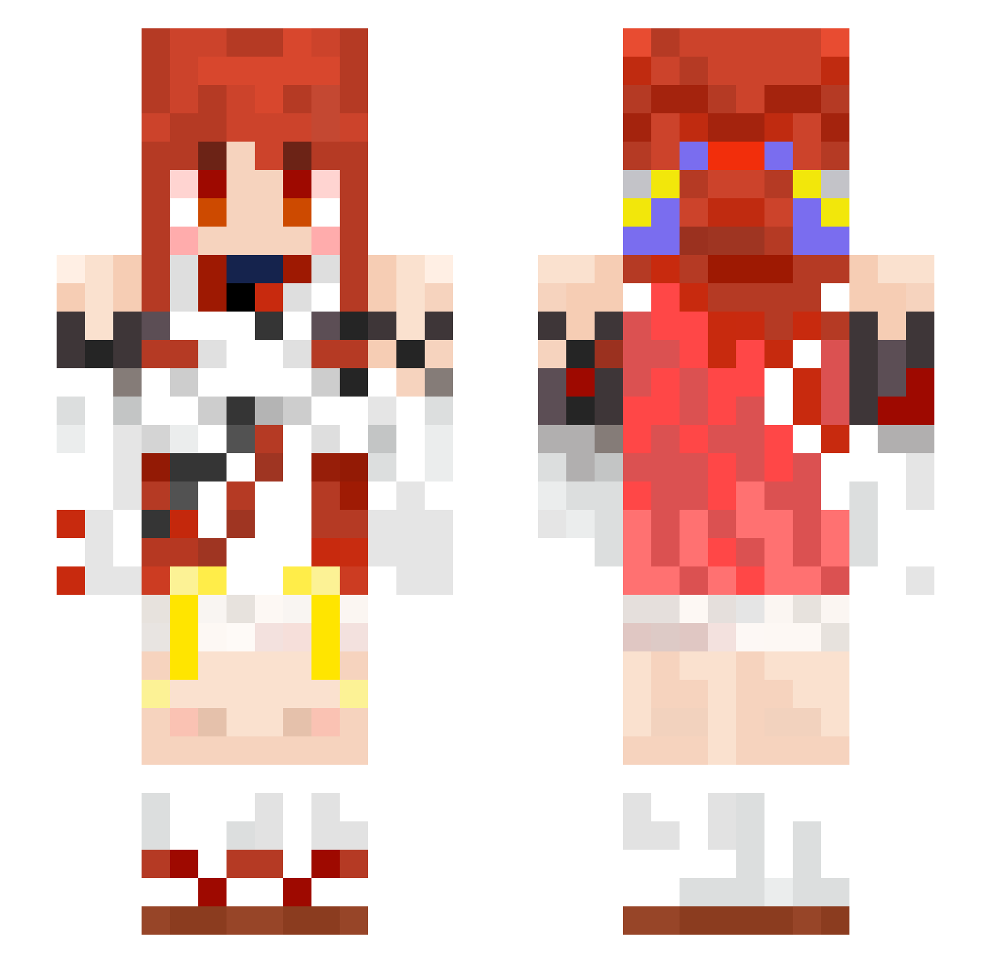 _Erii Minecraft skin, front and back view