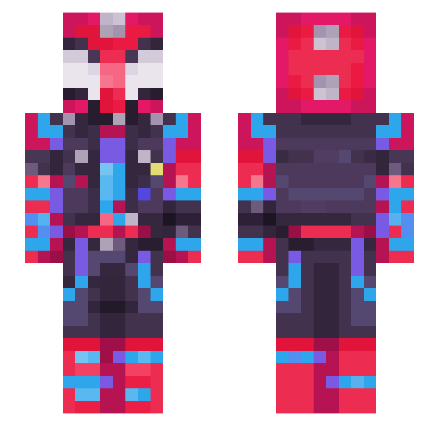 mrbi5hop Minecraft skin, front and back view