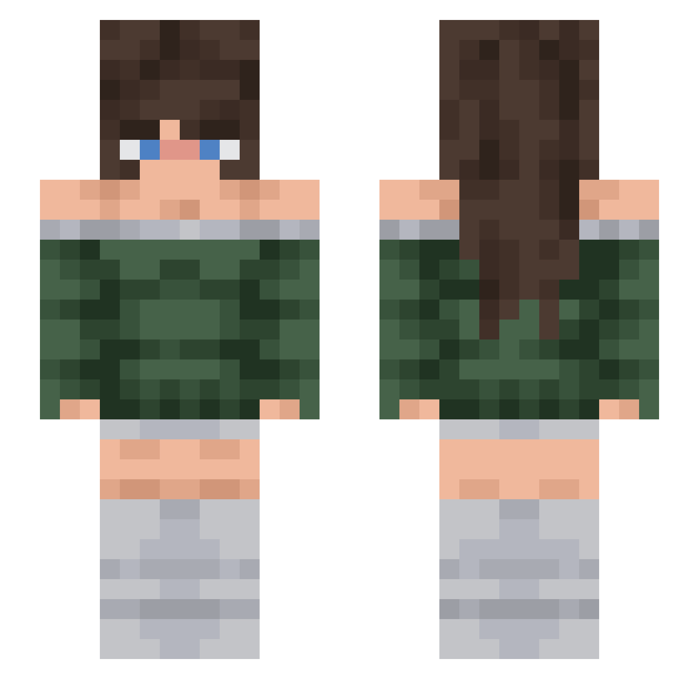 Z_Zayder_Z Minecraft skin, front and back view