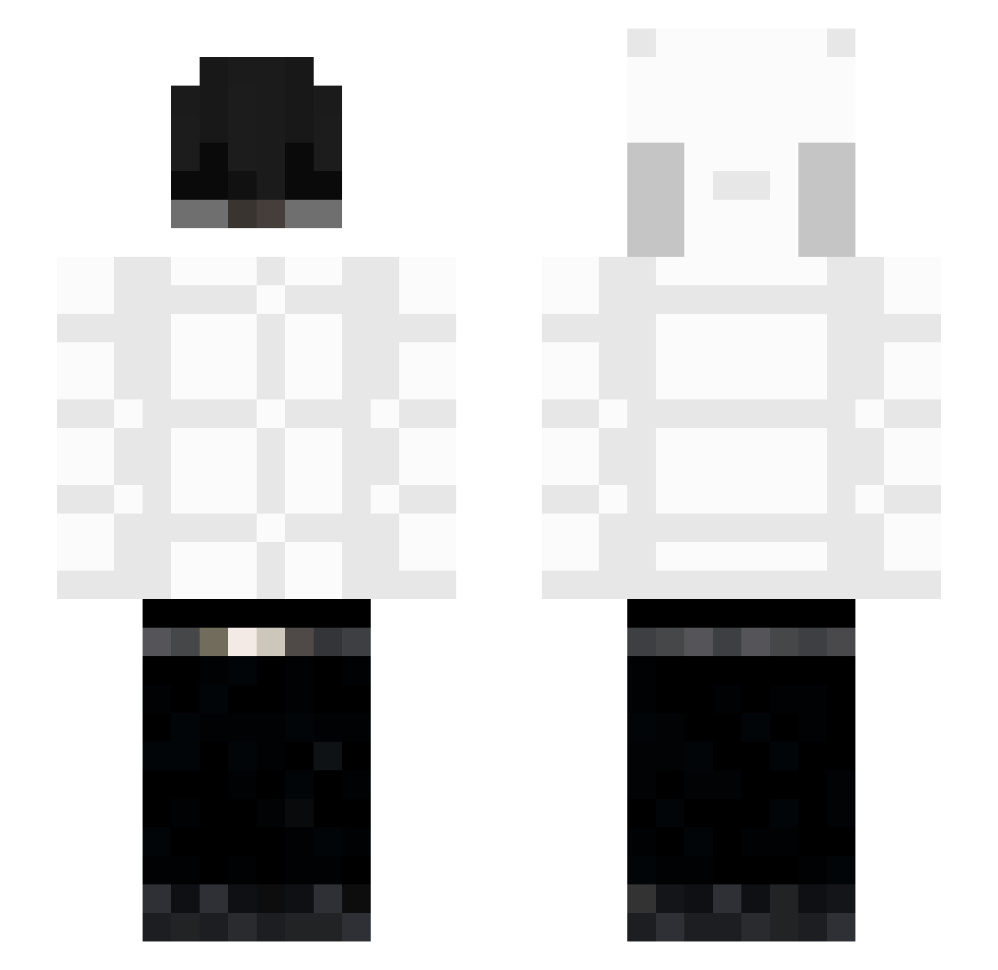 sunnysideup___ Minecraft skin, front and back view