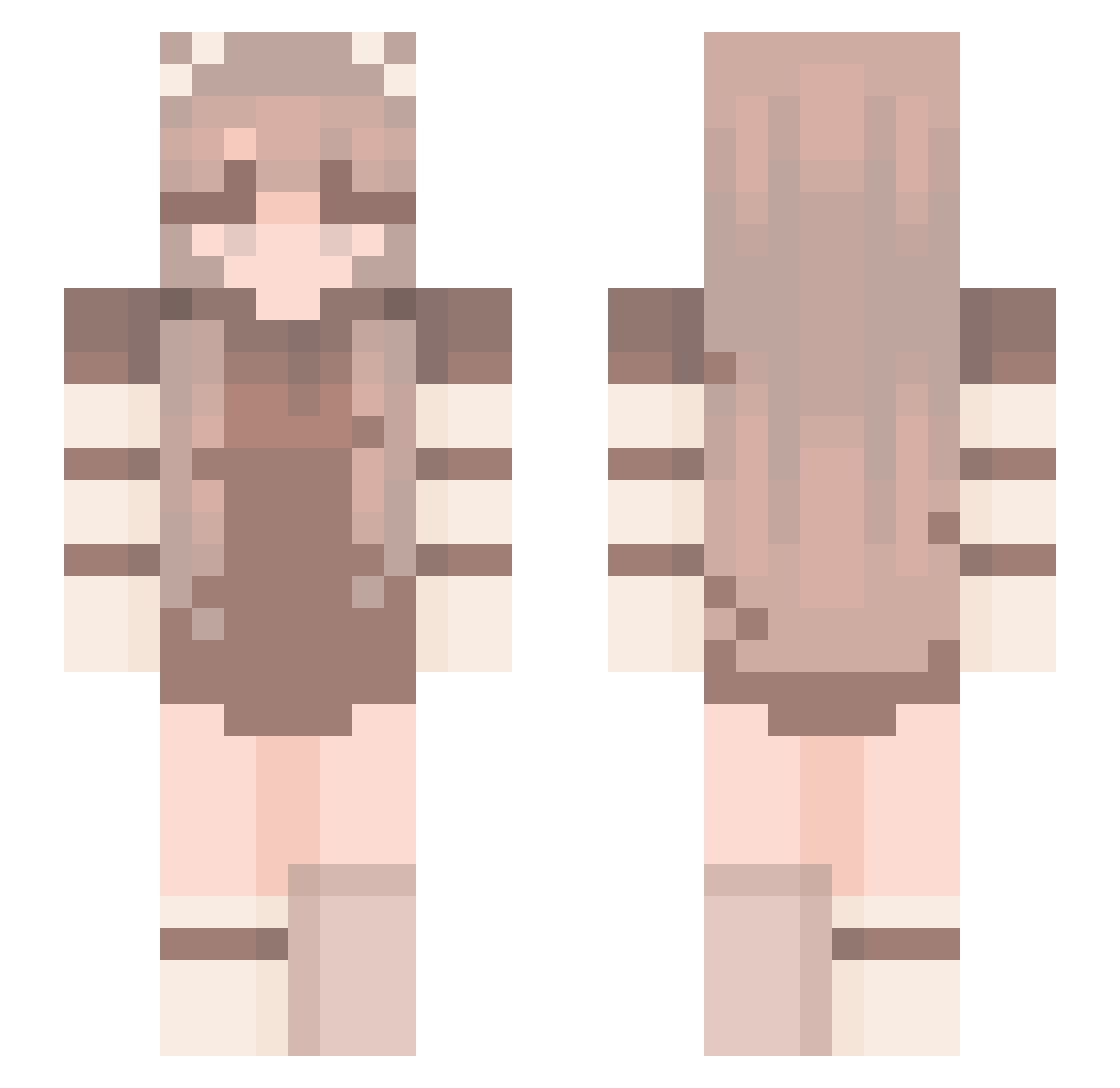 Stormy_Weathr Minecraft skin, front and back view