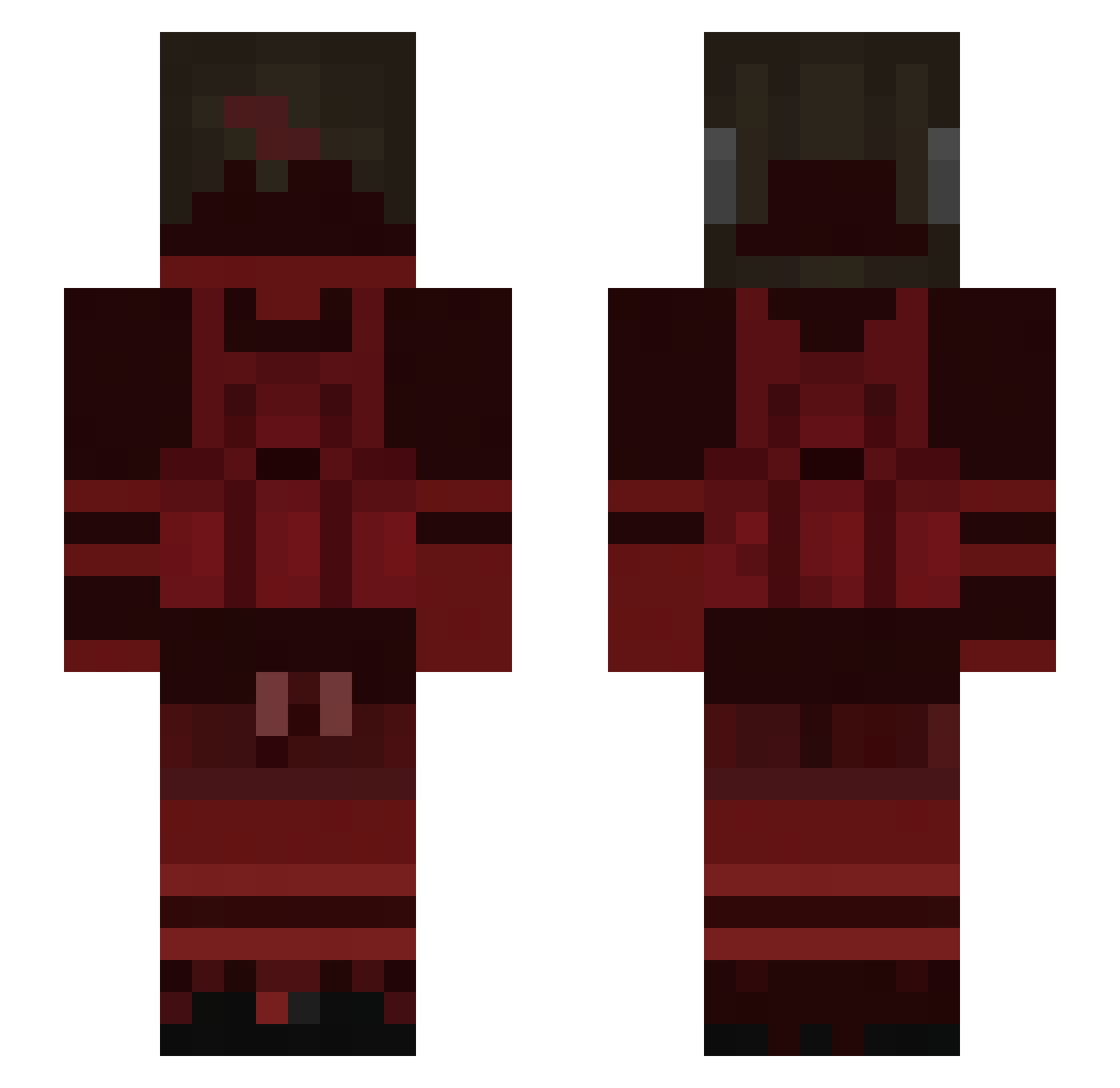 ziggy3612 Minecraft skin, front and back view