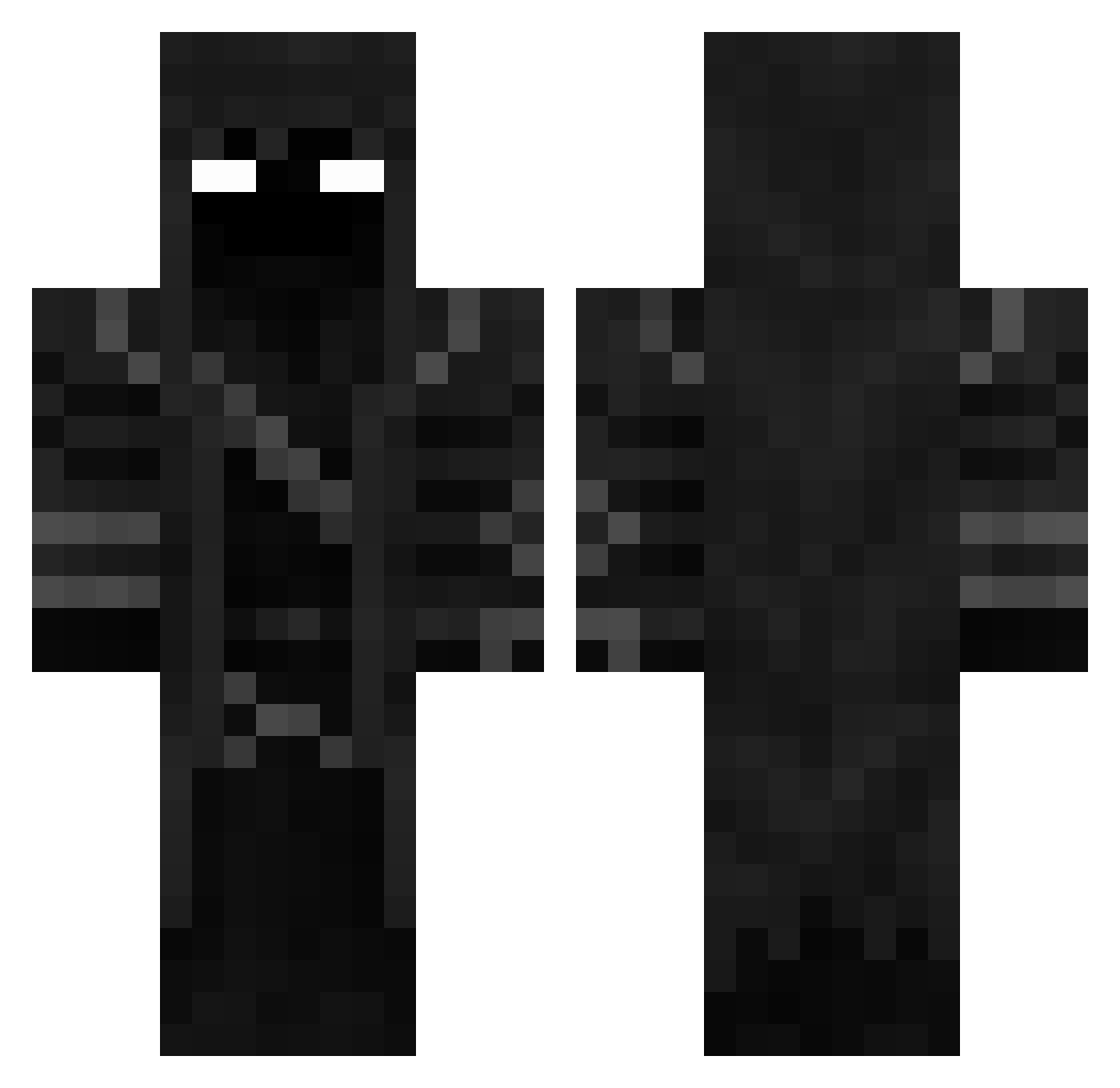 Ow081216 Minecraft skin, front and back view